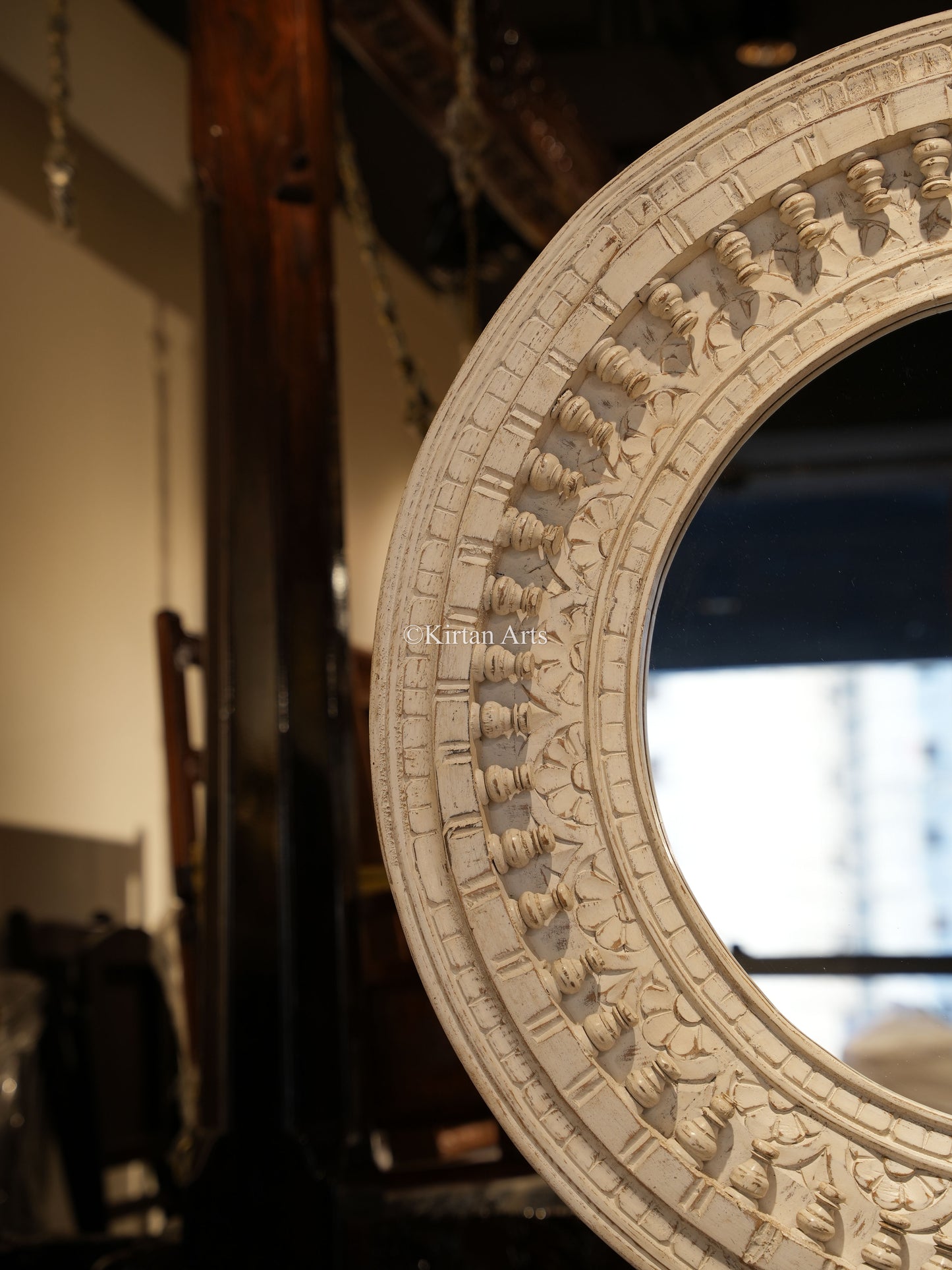 Mirror Frame Distressed