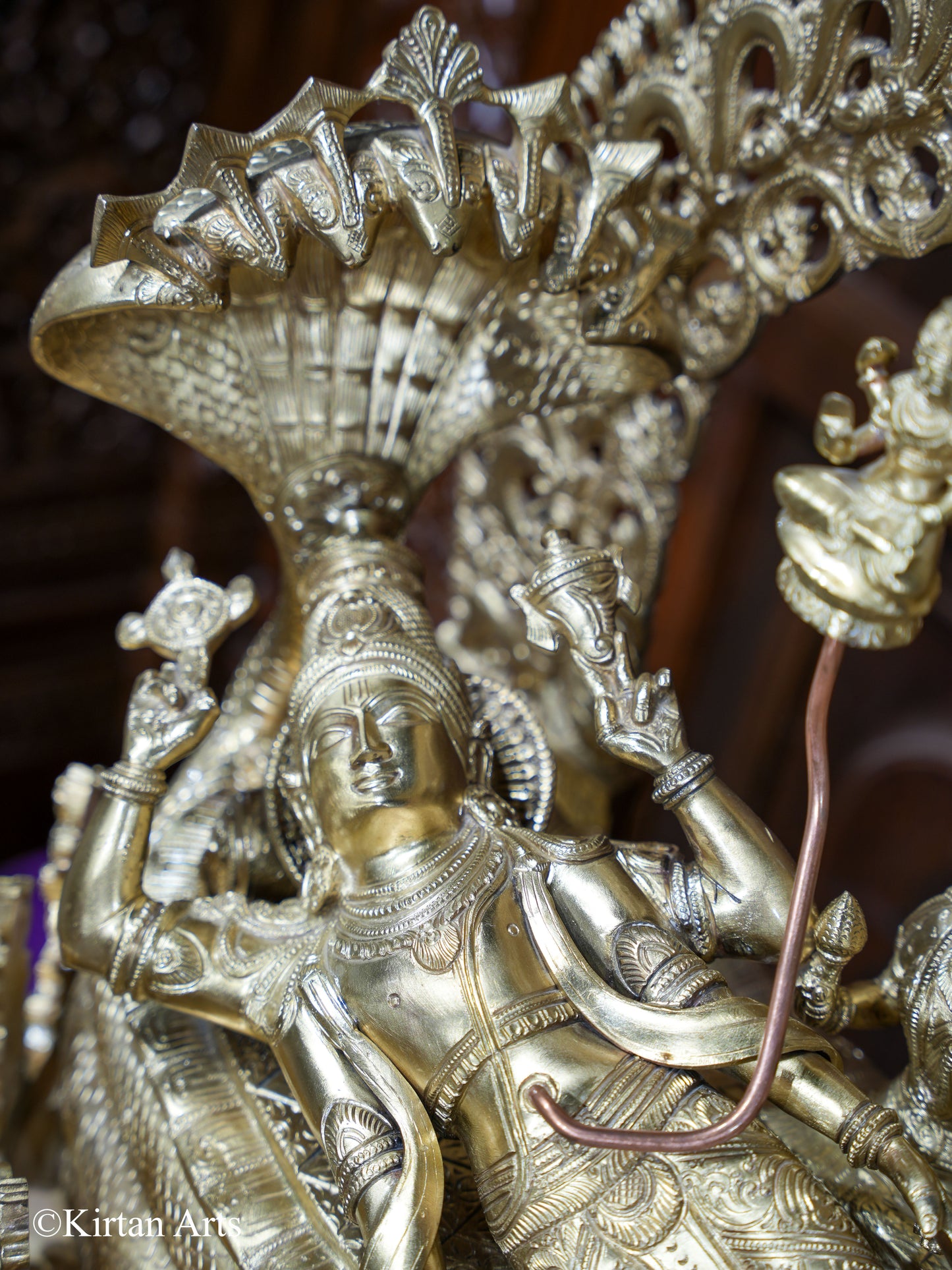 Lord Vishnu Bronze Statue