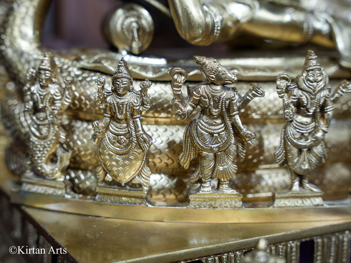 Lord Vishnu Bronze Statue
