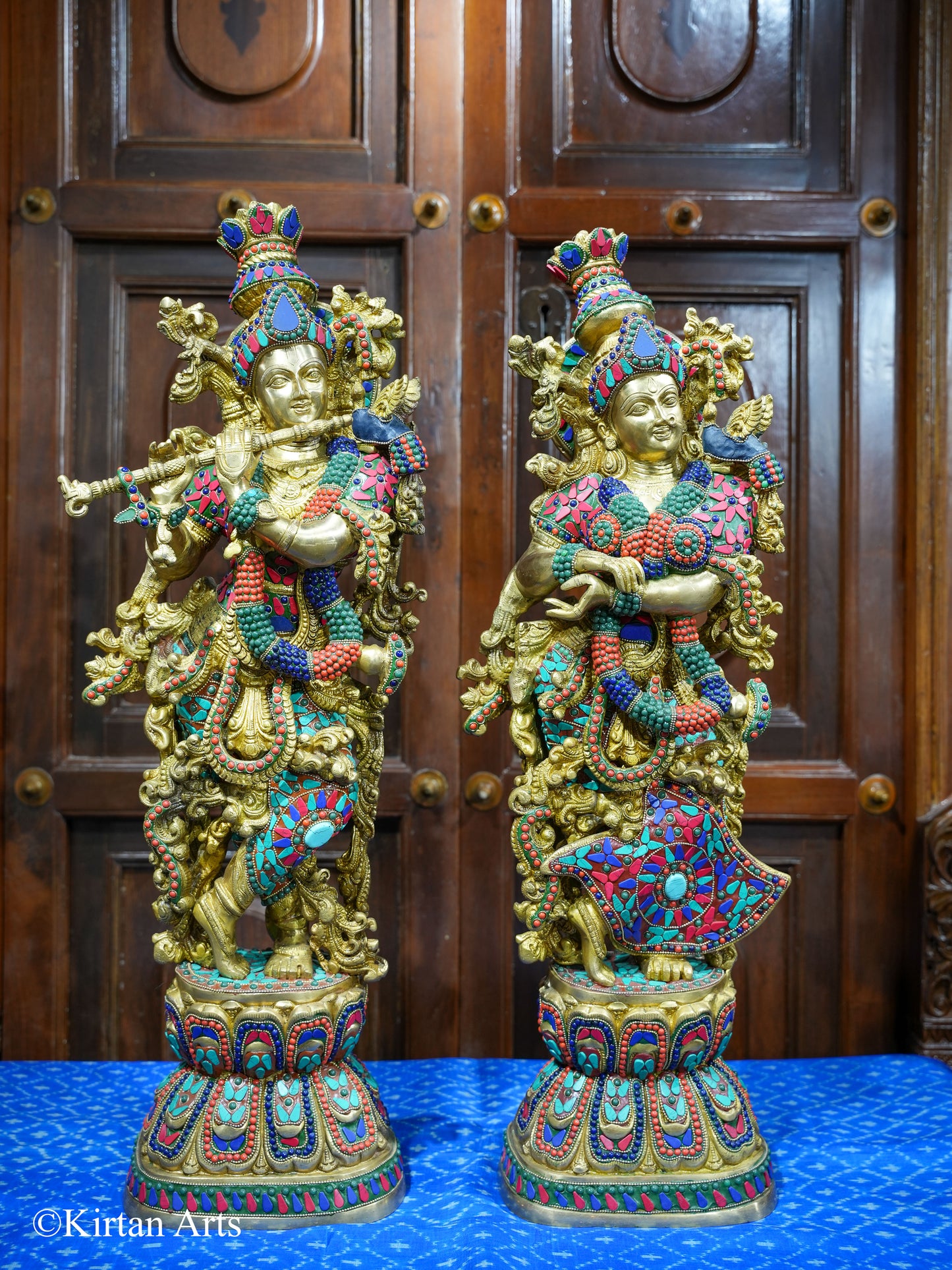 RadhaKrishna Superfine with Stonework 30"