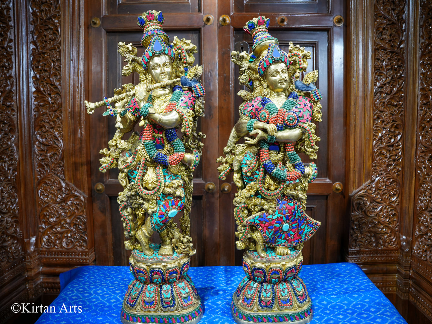 RadhaKrishna Superfine with Stonework 30"