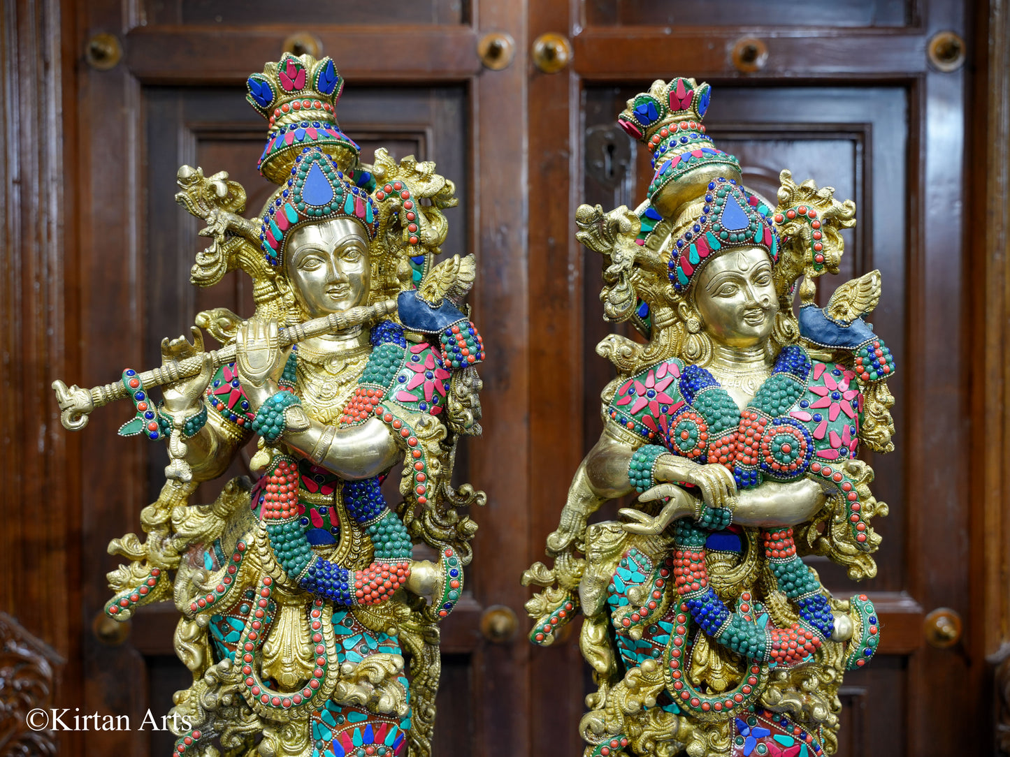 RadhaKrishna Superfine with Stonework 30"
