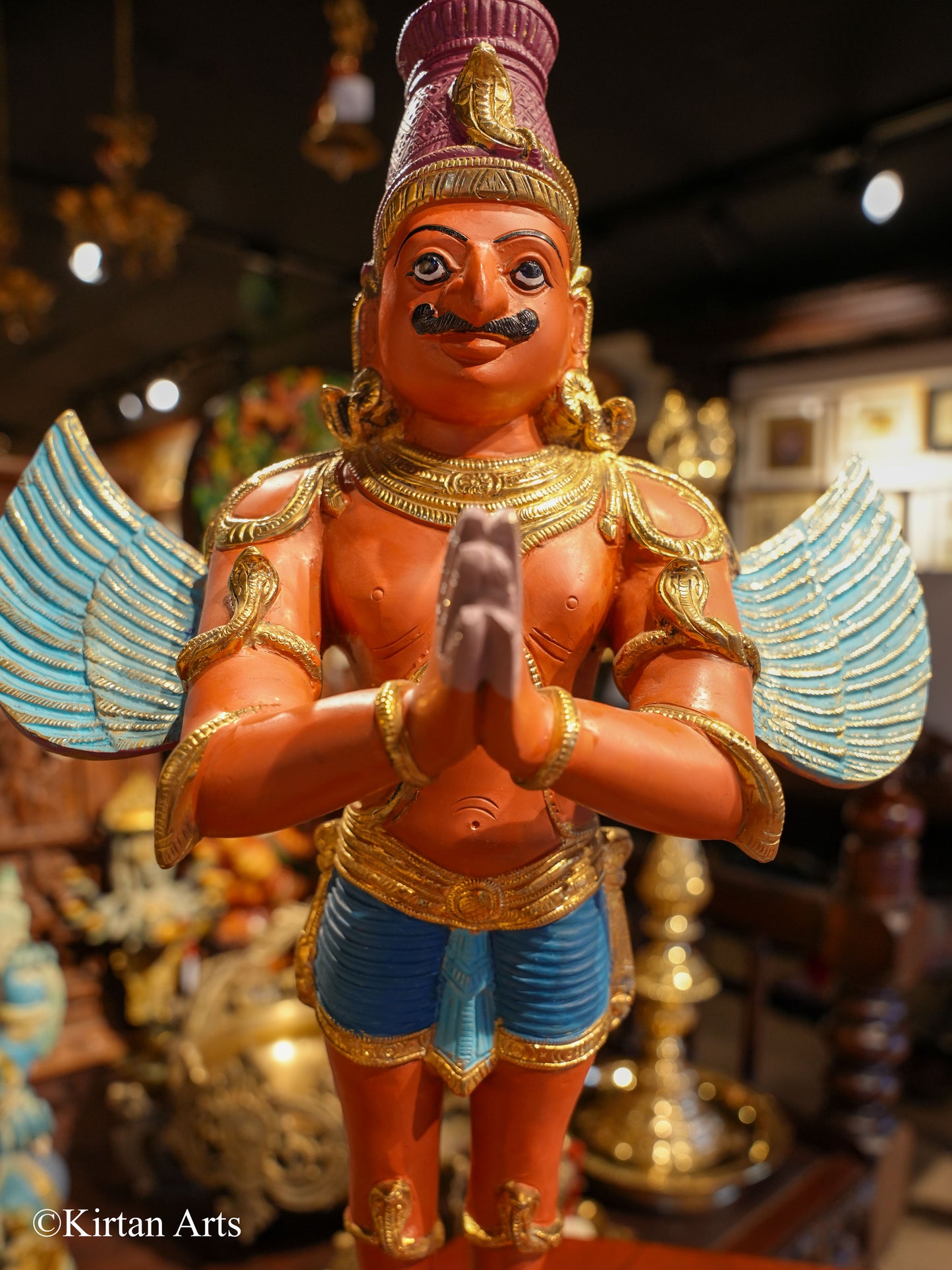 Brass Garuda Multi Color 22"