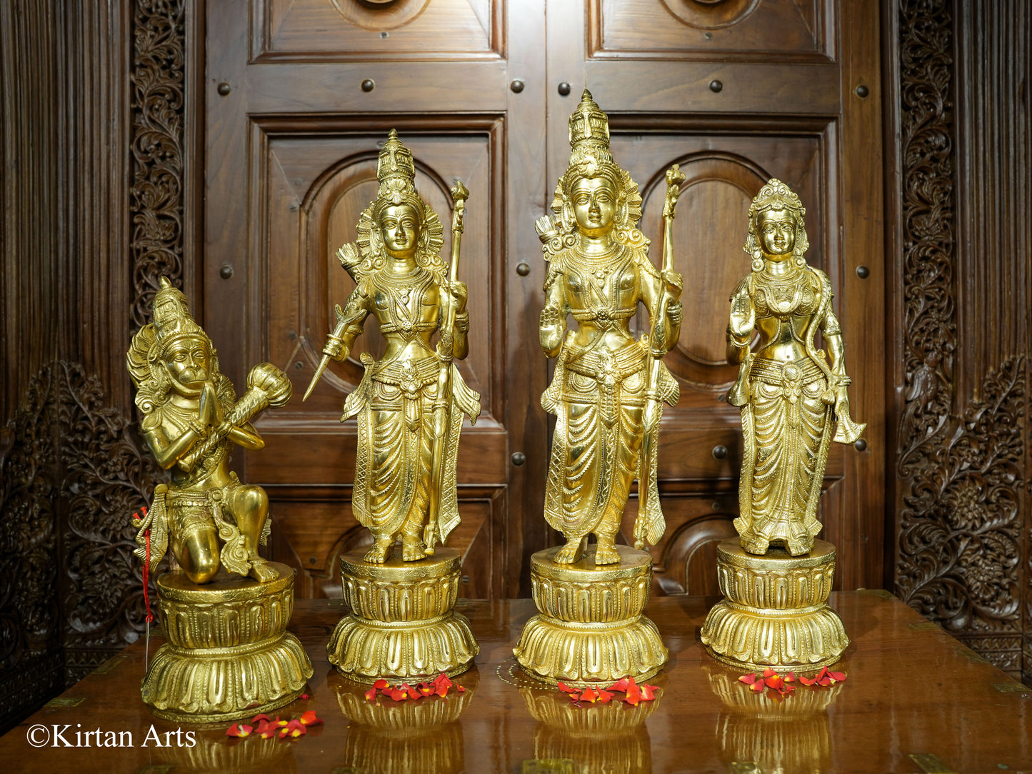 Brass Ram Darbar Set 23" Super Fine