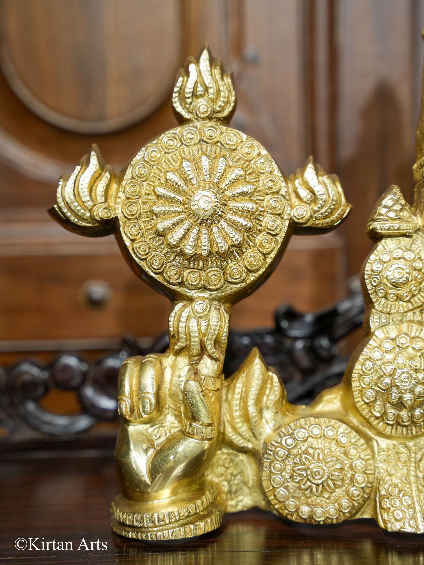 Brass Tirupati Balaji (Venkateshwara) Bust 20"