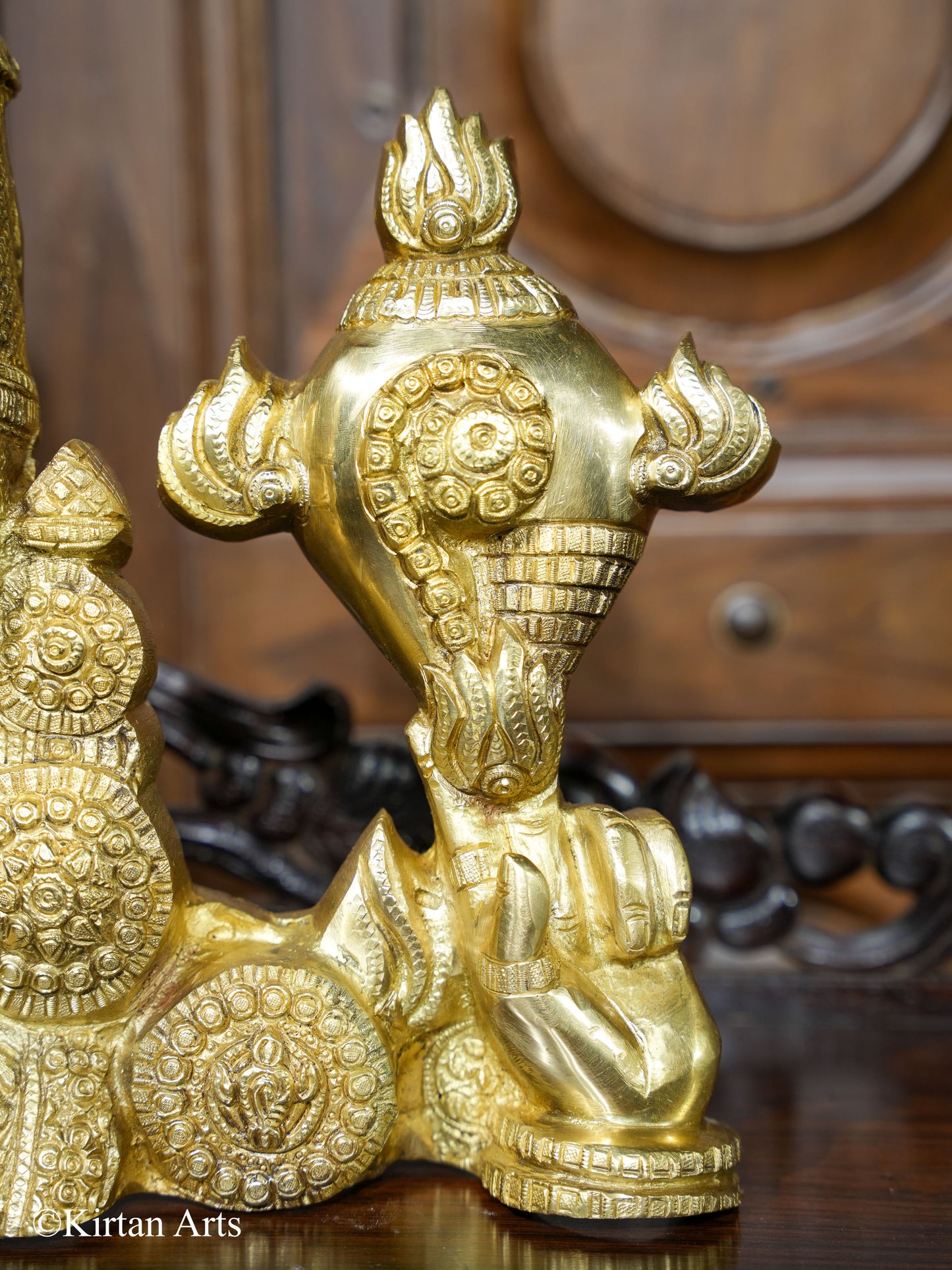 Brass Tirupati Balaji (Venkateshwara) Bust 20"