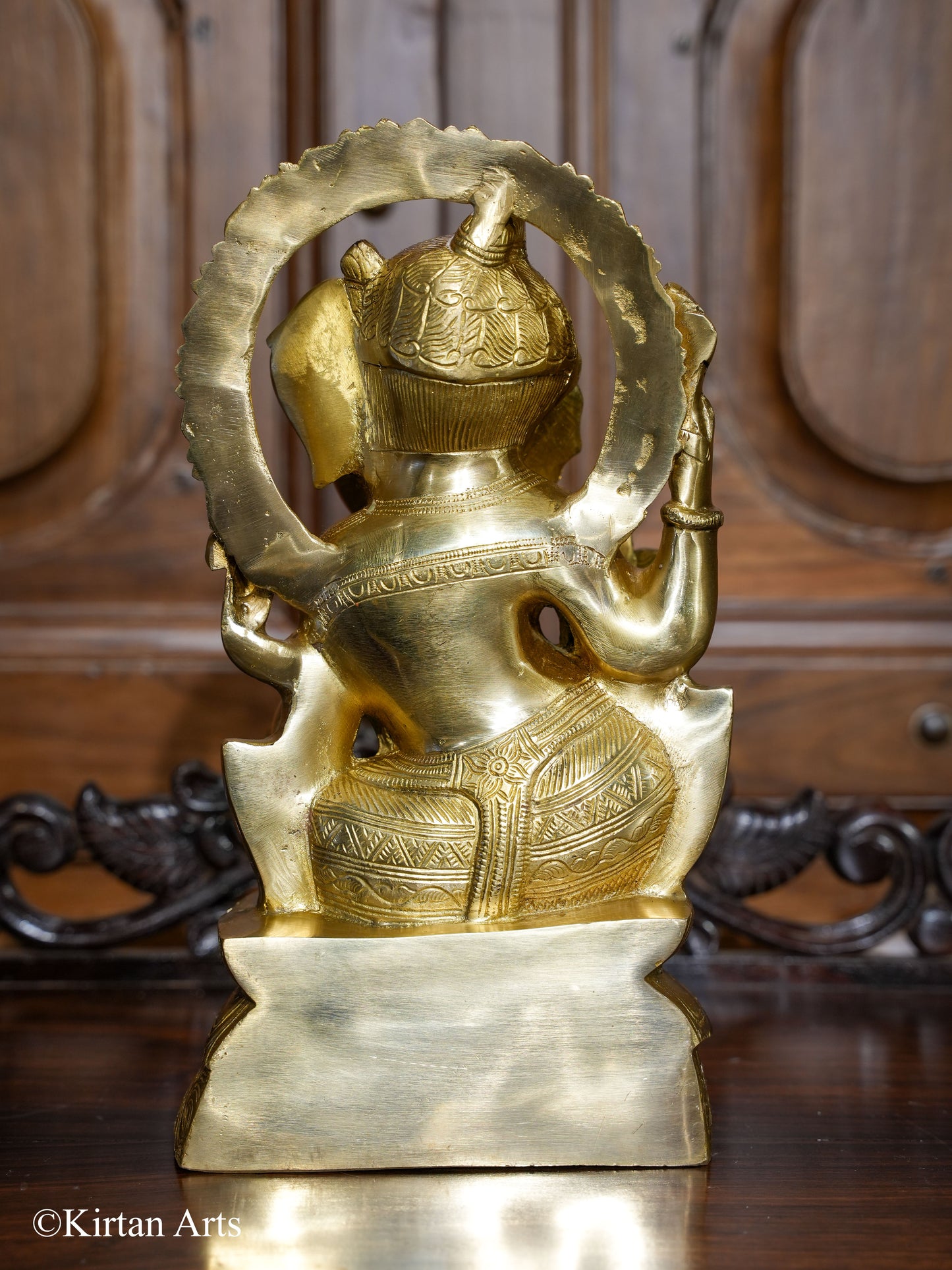 Brass Musical Lord Ganesha 13"