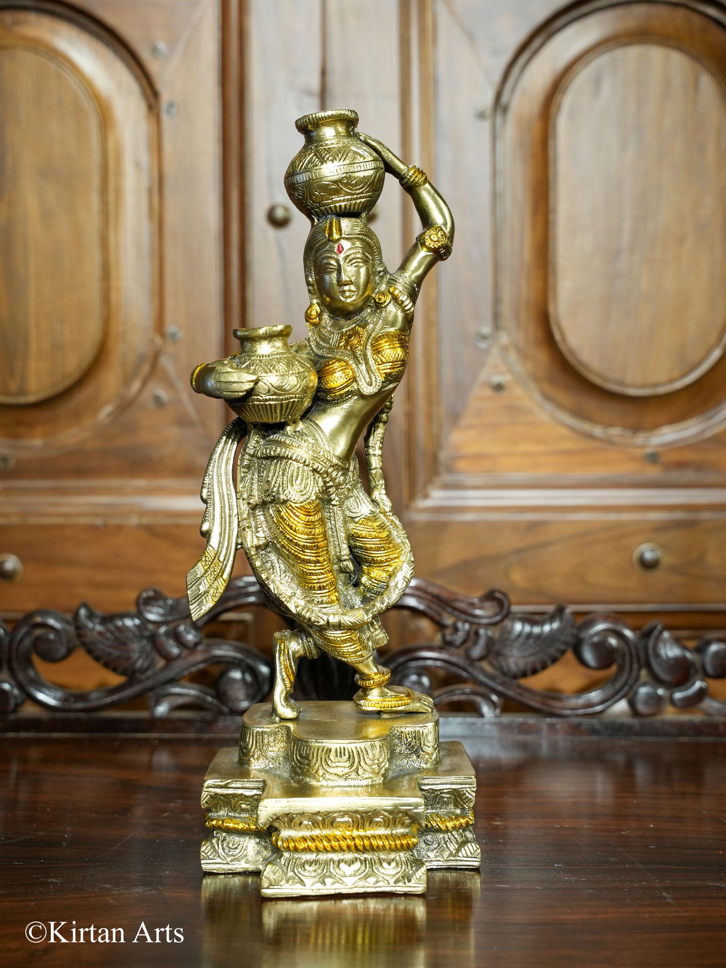 Brass Lady Decor Set