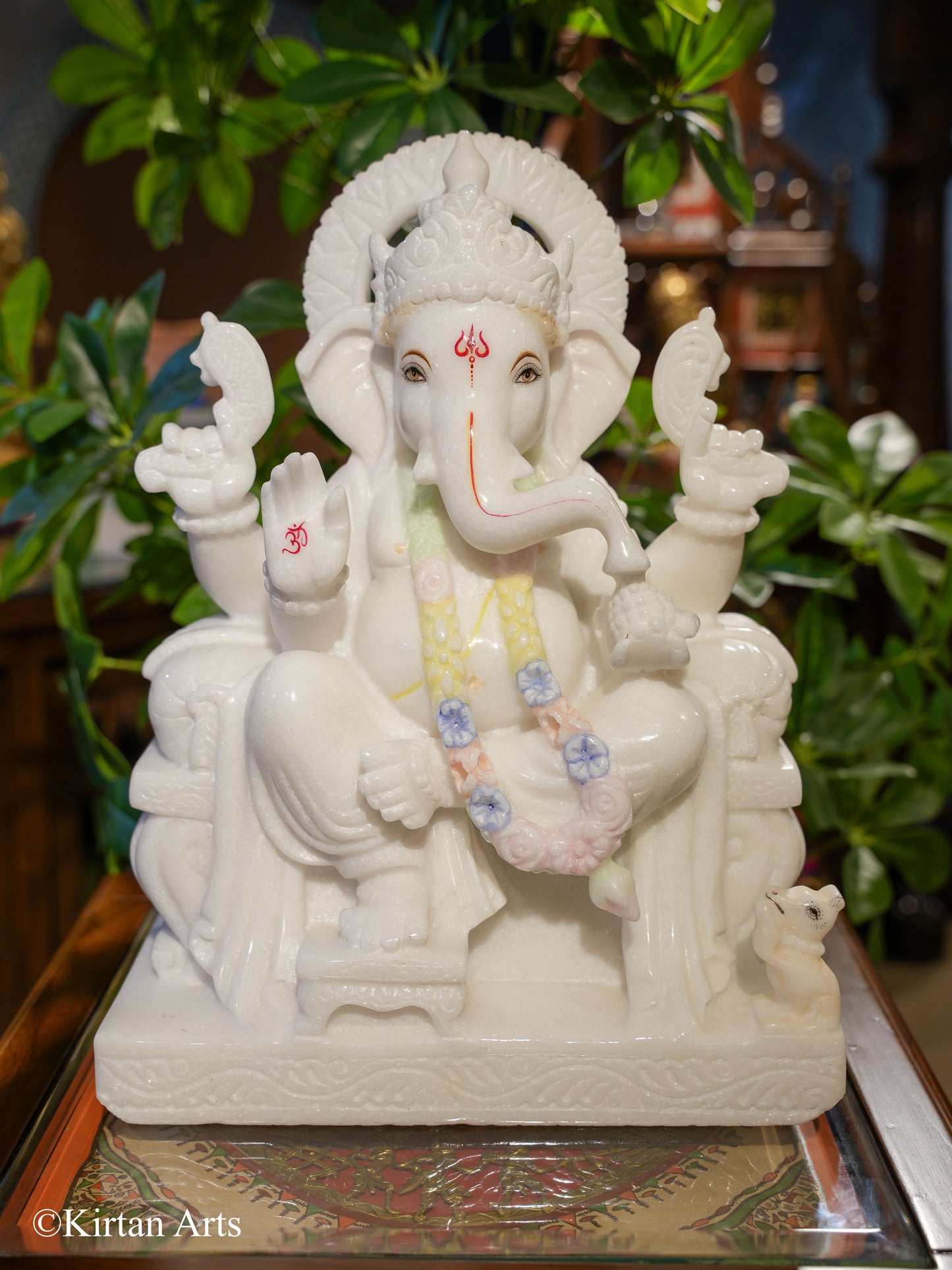 Marble Ganesha 15"