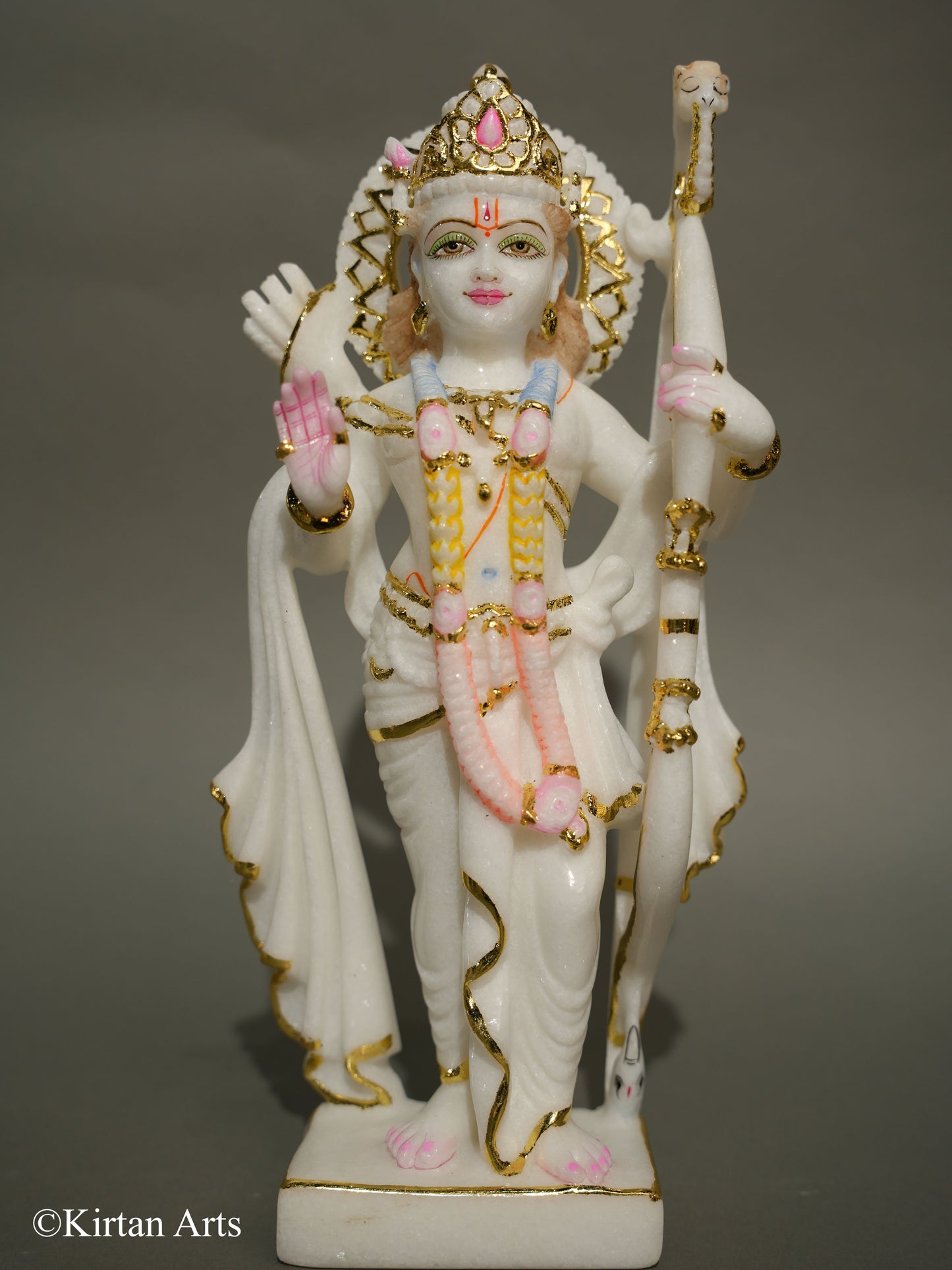 Marble Ram Darbar Set (4Pcs) 12"