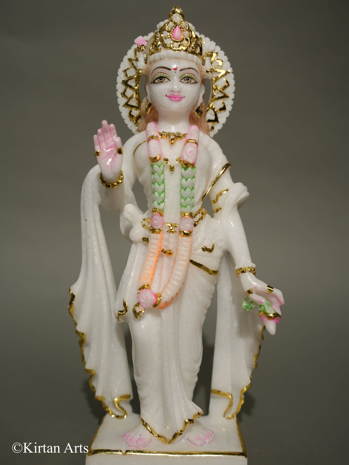 Marble Ram Darbar Set (4Pcs) 12"