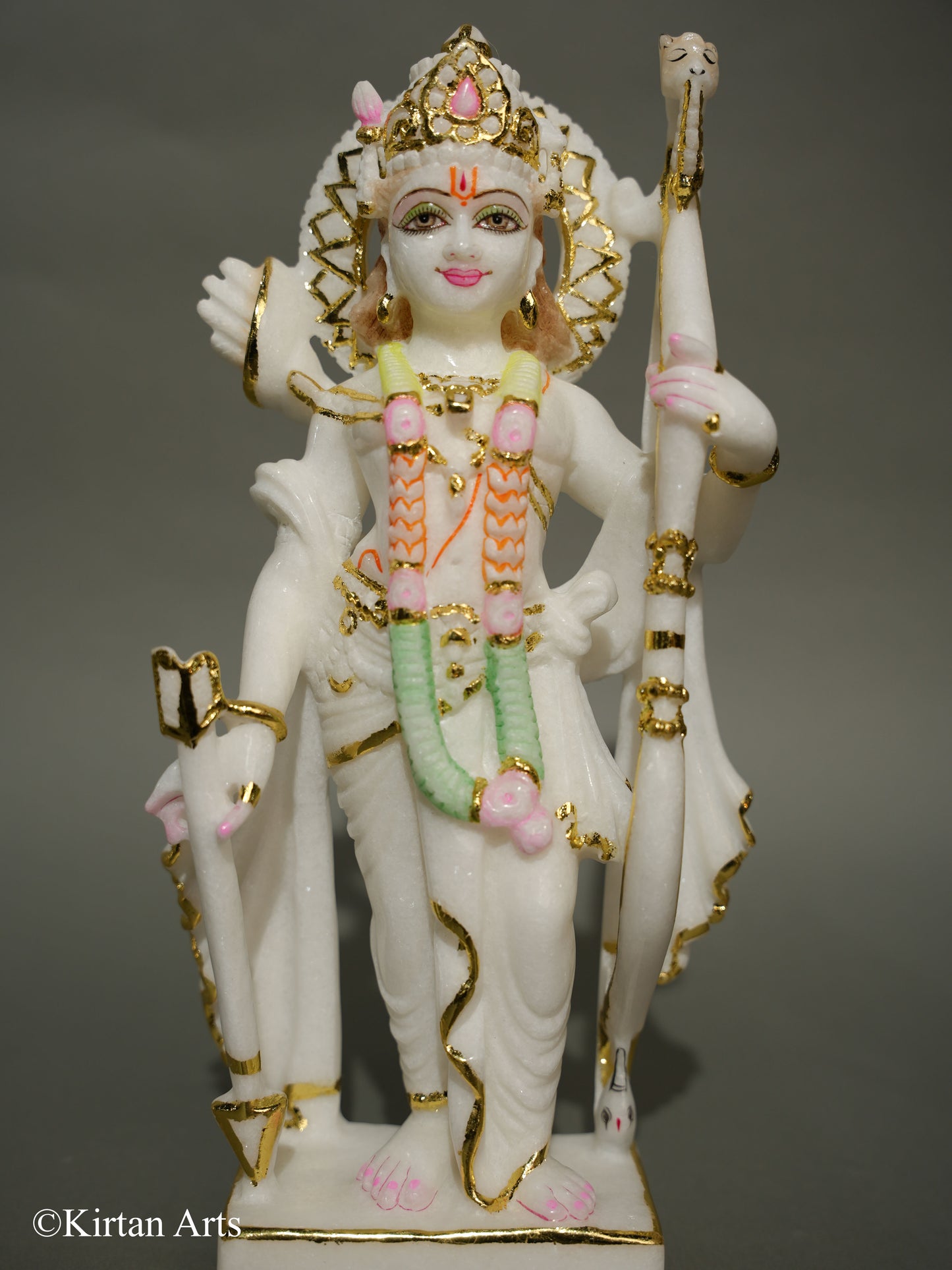 Marble Ram Darbar Set (4Pcs) 12"
