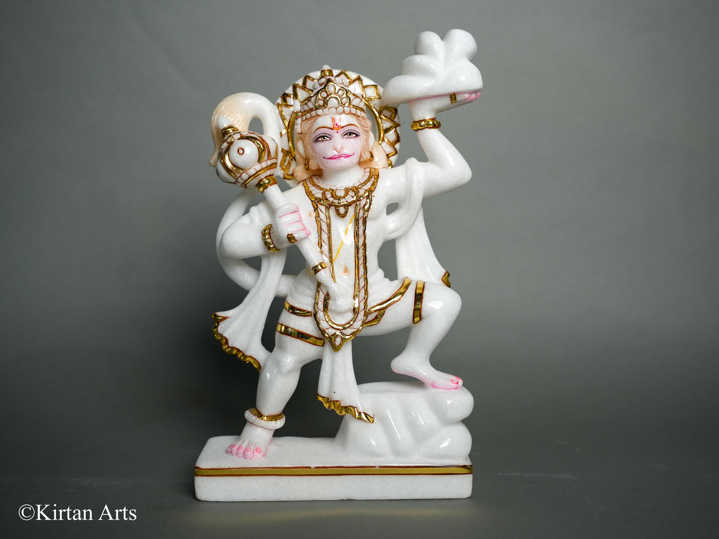 Marble Hanuman 12.5"