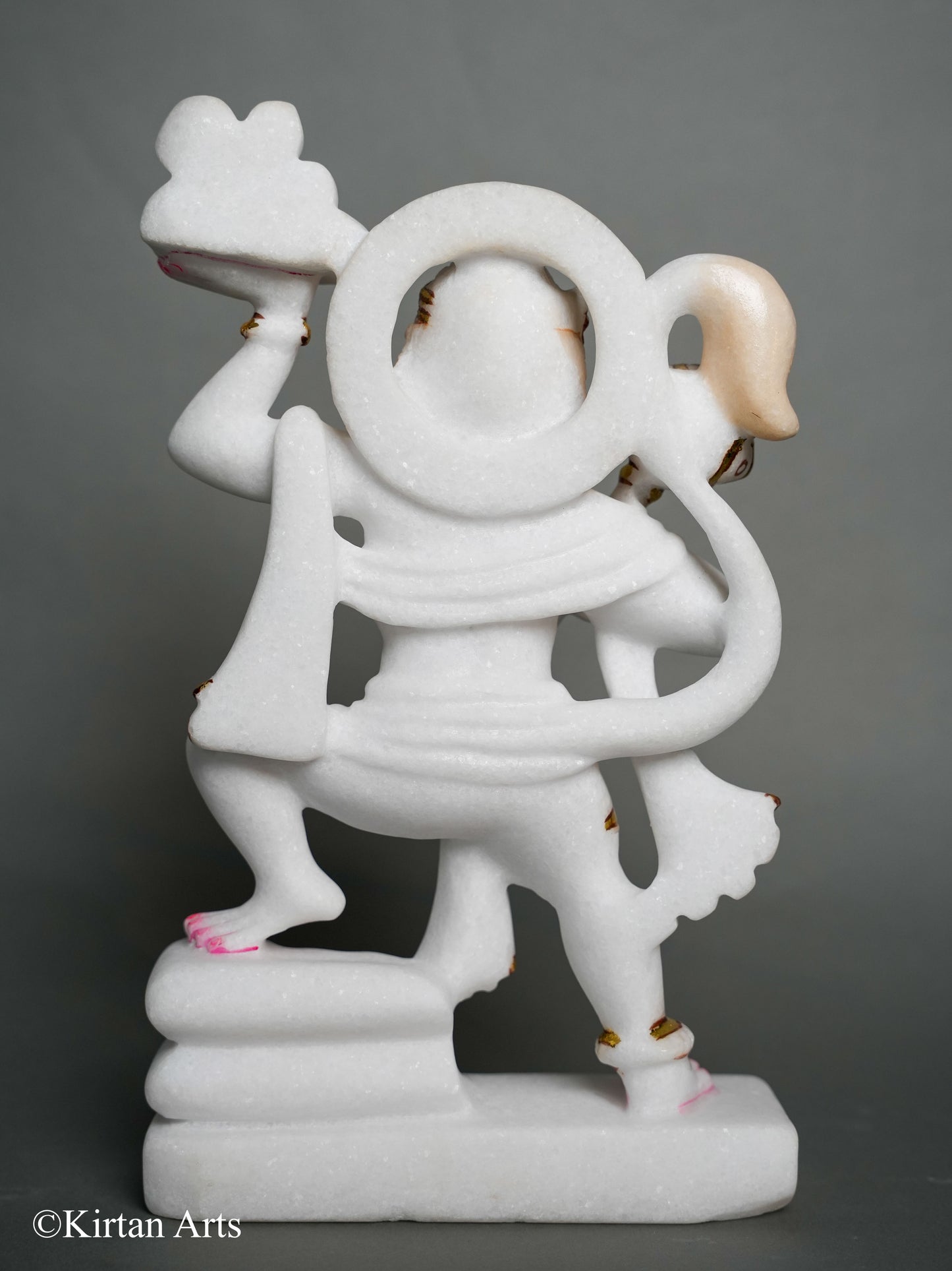 Marble Hanuman 12.5"