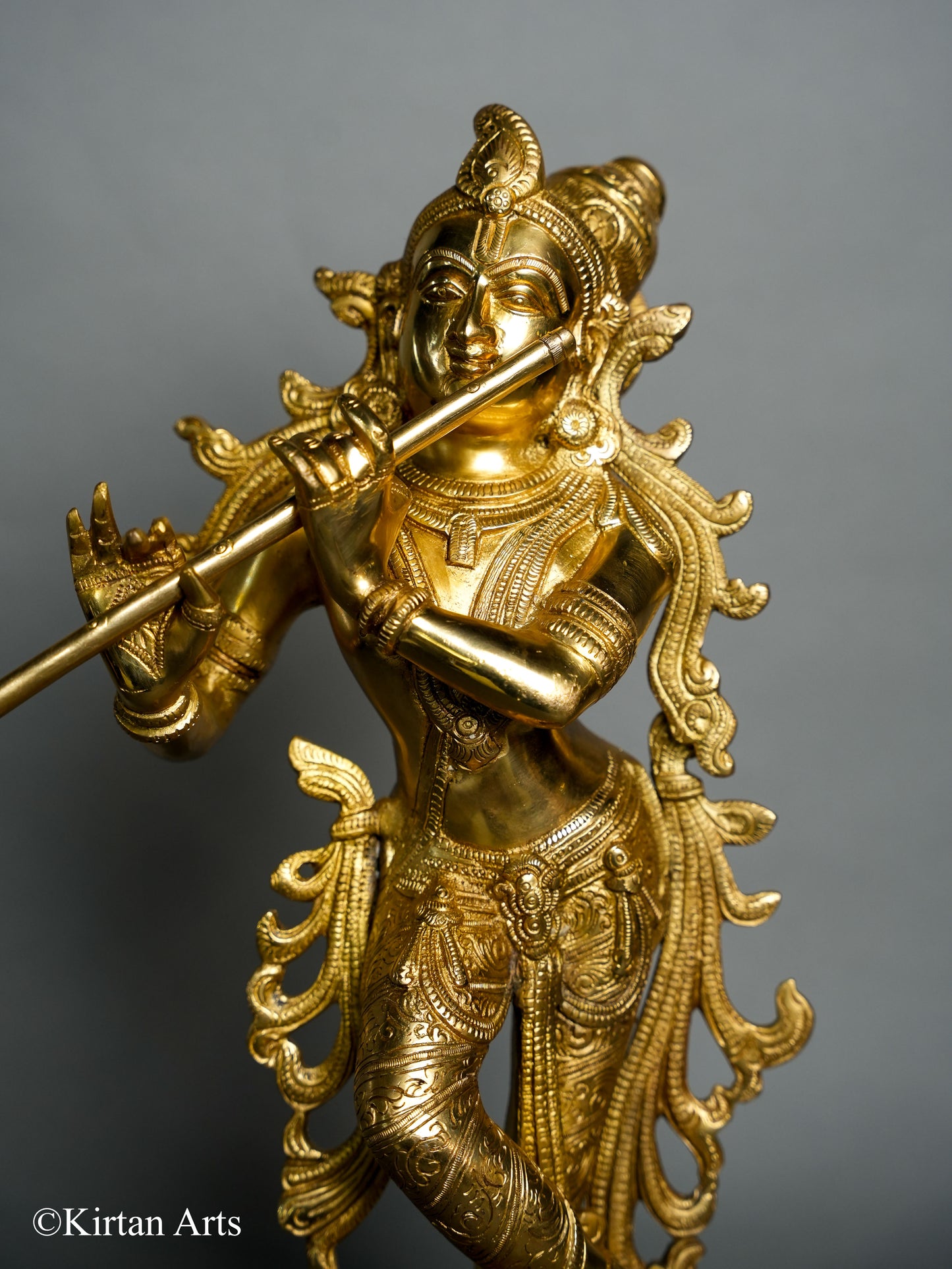 Brass Krishna SouthIndian Style 17"