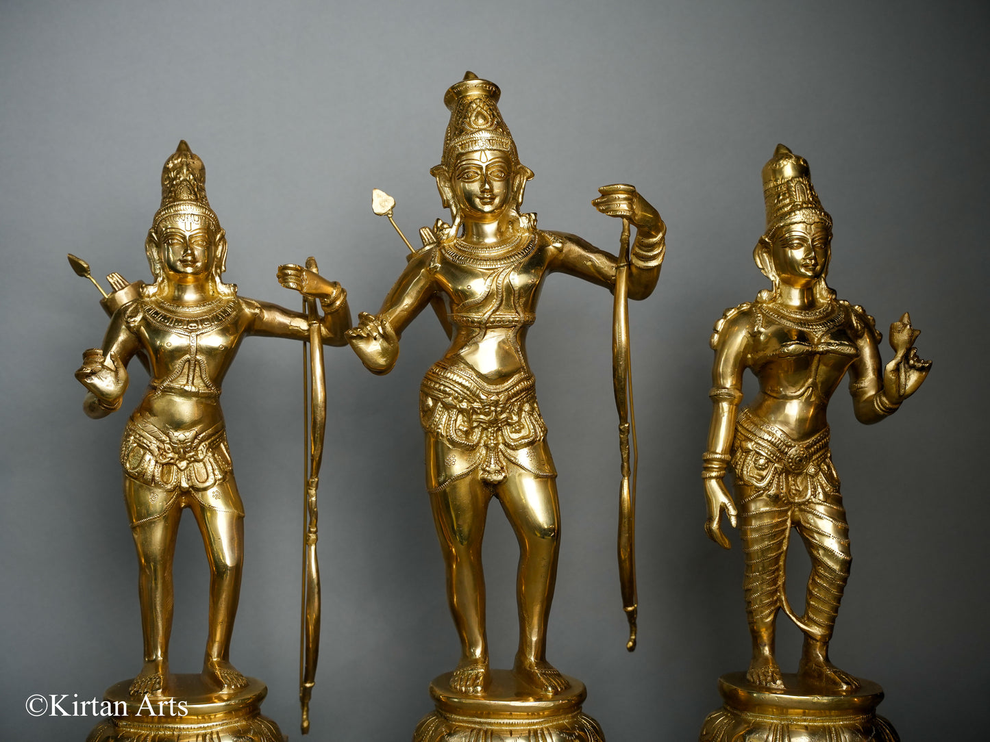 Brass Ram Darbar Set 23" (4Pc Set)