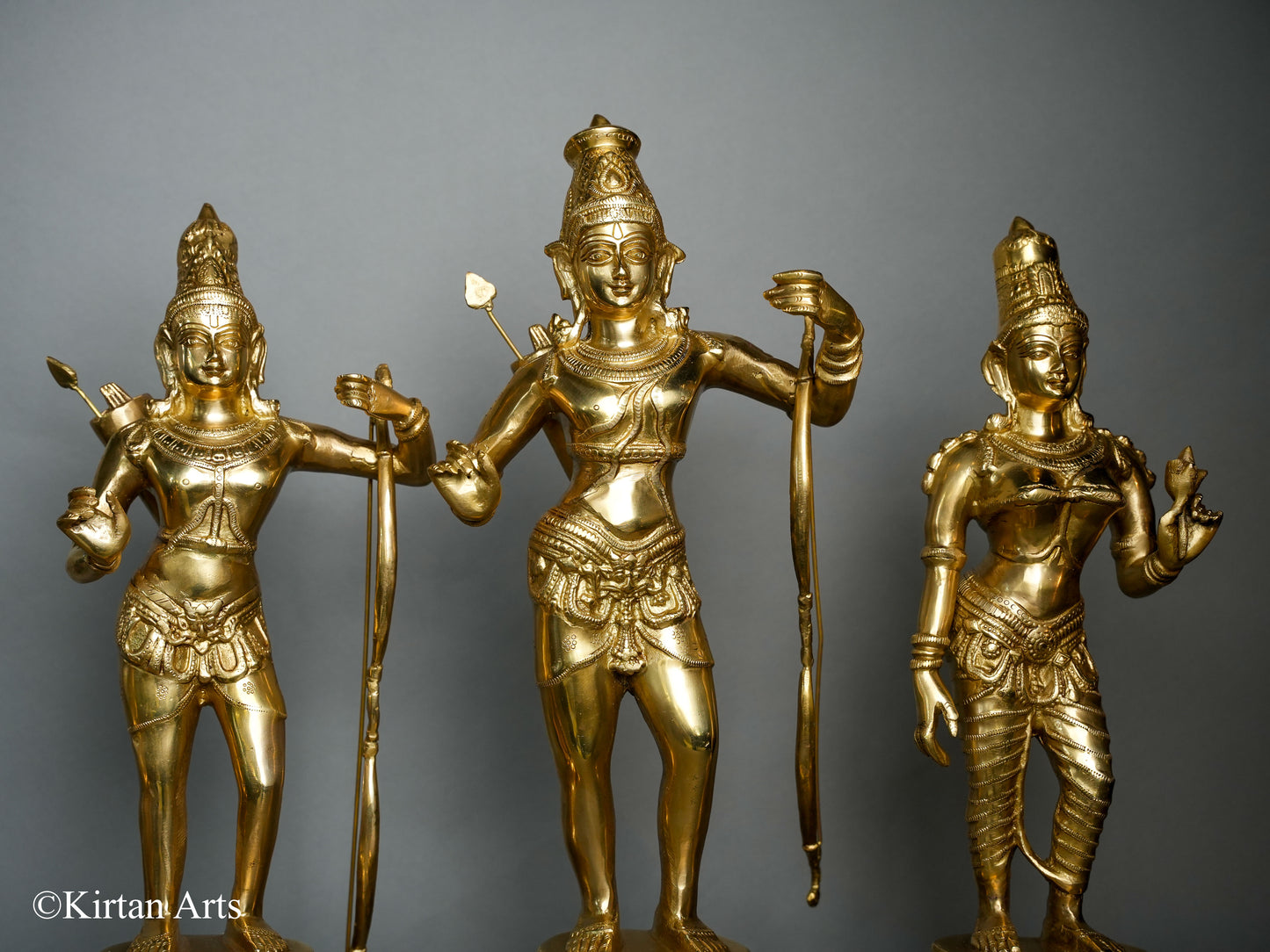 Brass Ram Darbar Set 23" (4Pc Set)