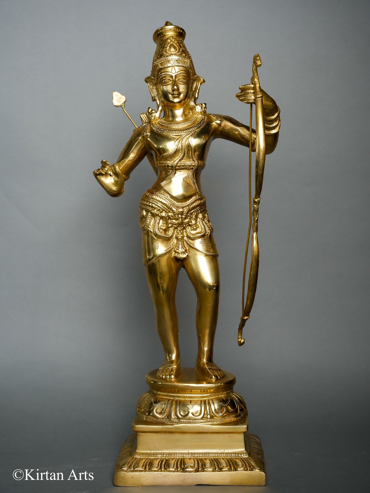 Brass Ram Darbar Set 23" (4Pc Set)