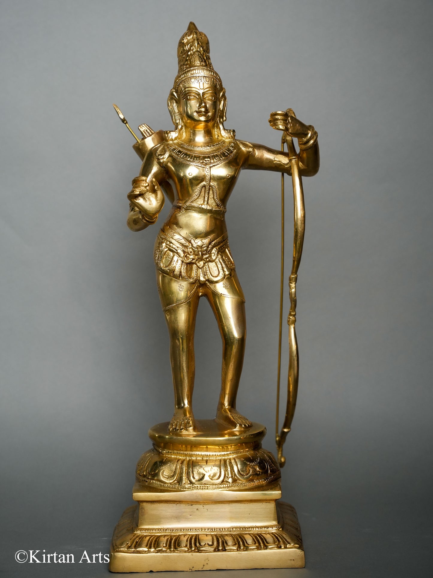 Brass Ram Darbar Set 23" (4Pc Set)