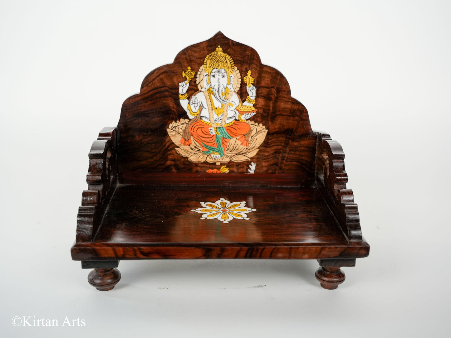 Rosewood Mandasana/Mandir Ganesha/Lakshmi Inlay
