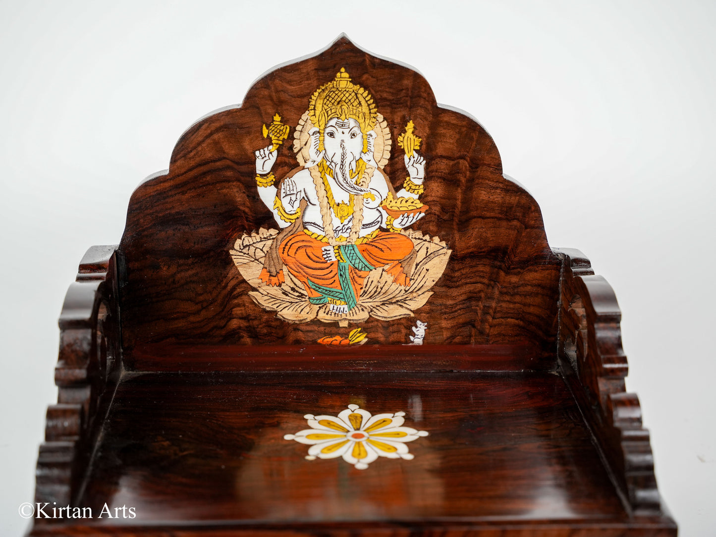 Rosewood Mandasana/Mandir Ganesha/Lakshmi Inlay