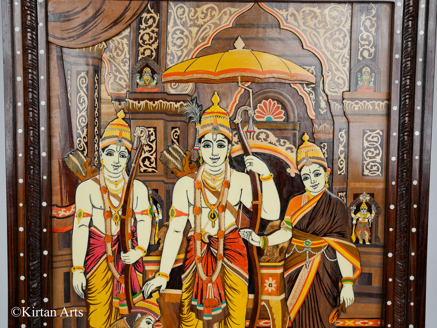 Ram Darbar Rosewood Panel Embossed 2x3 ft