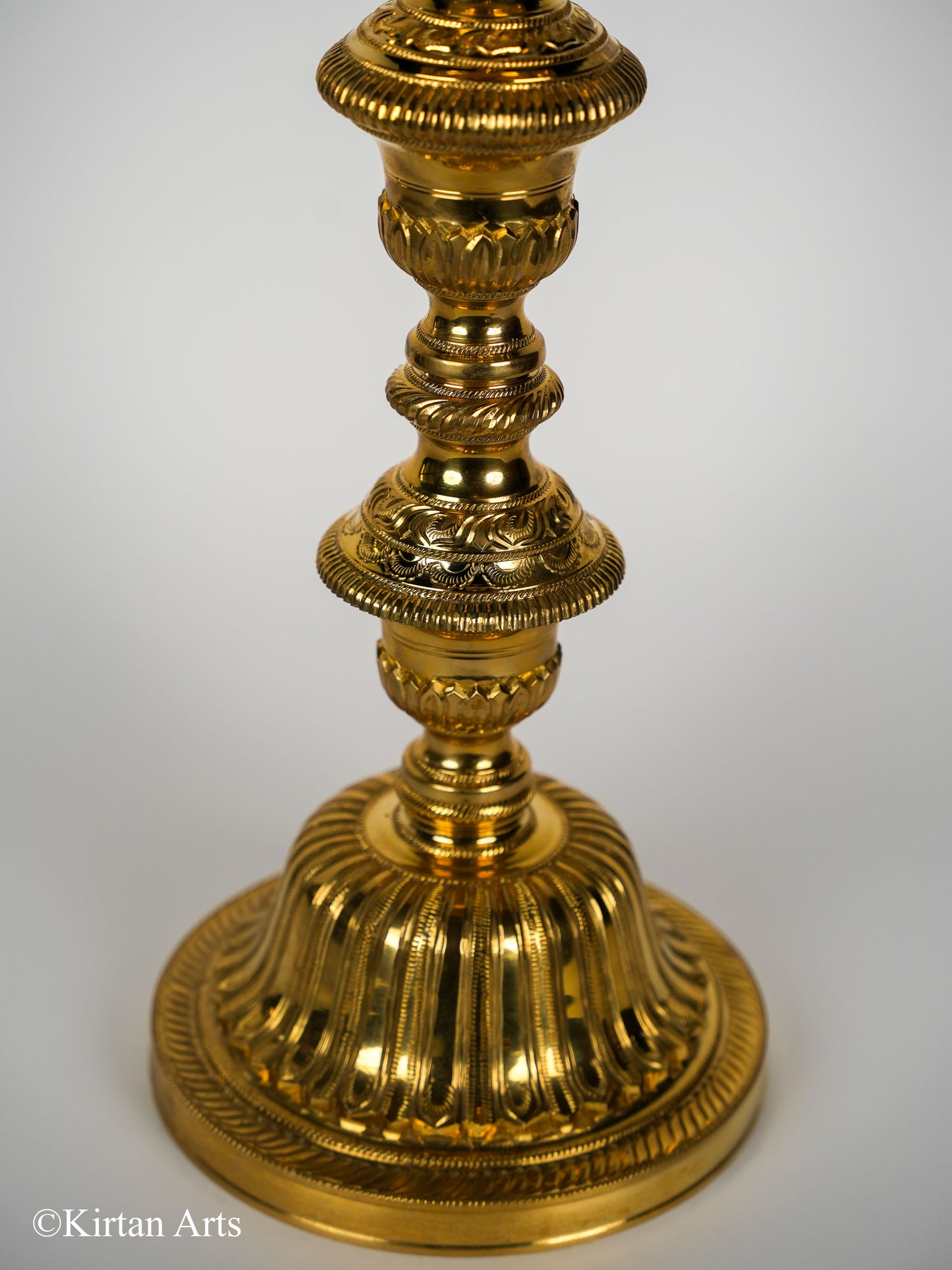 Bronze Ganesha Lamp 29"