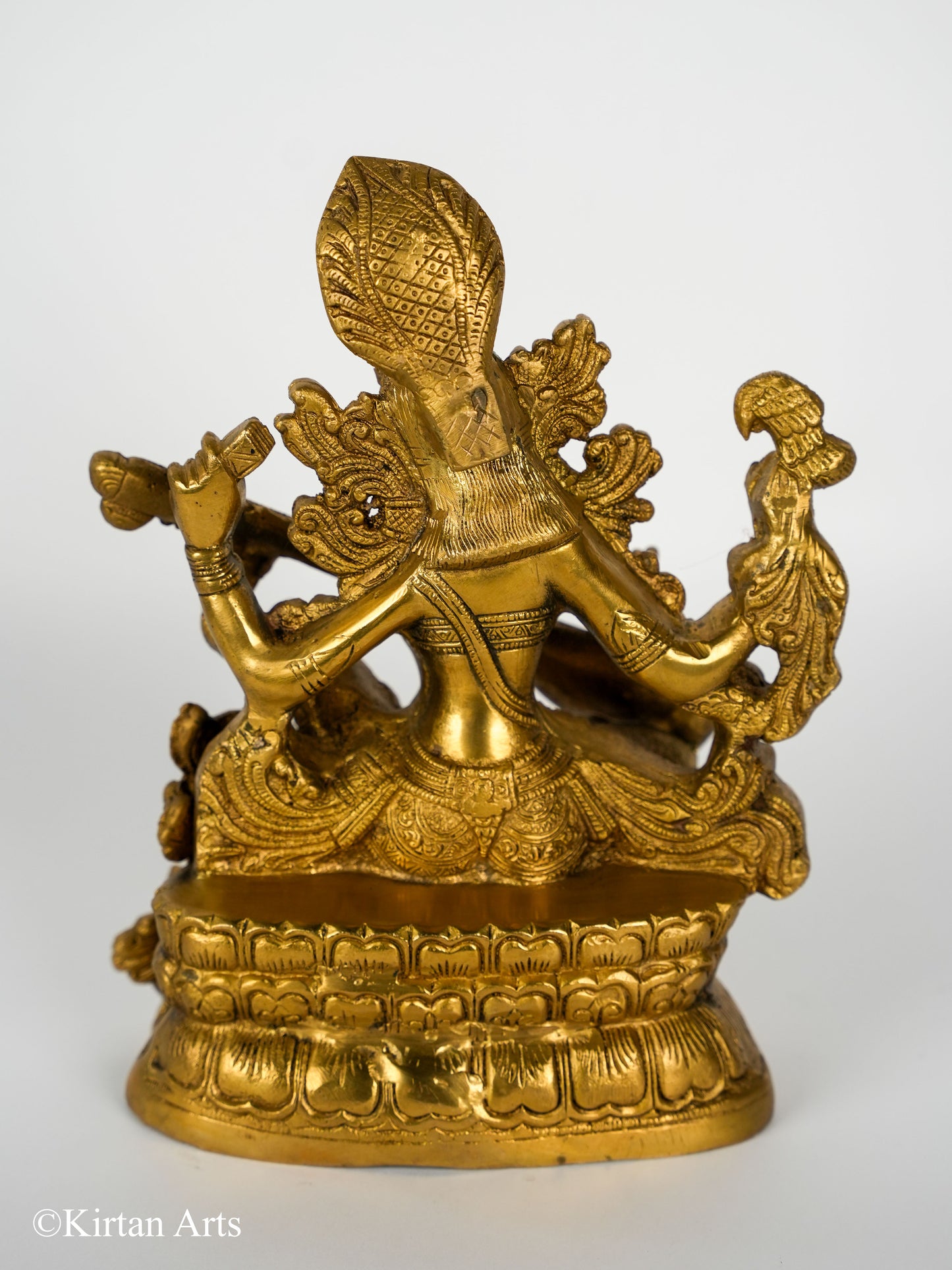 Brass Saraswati 11"