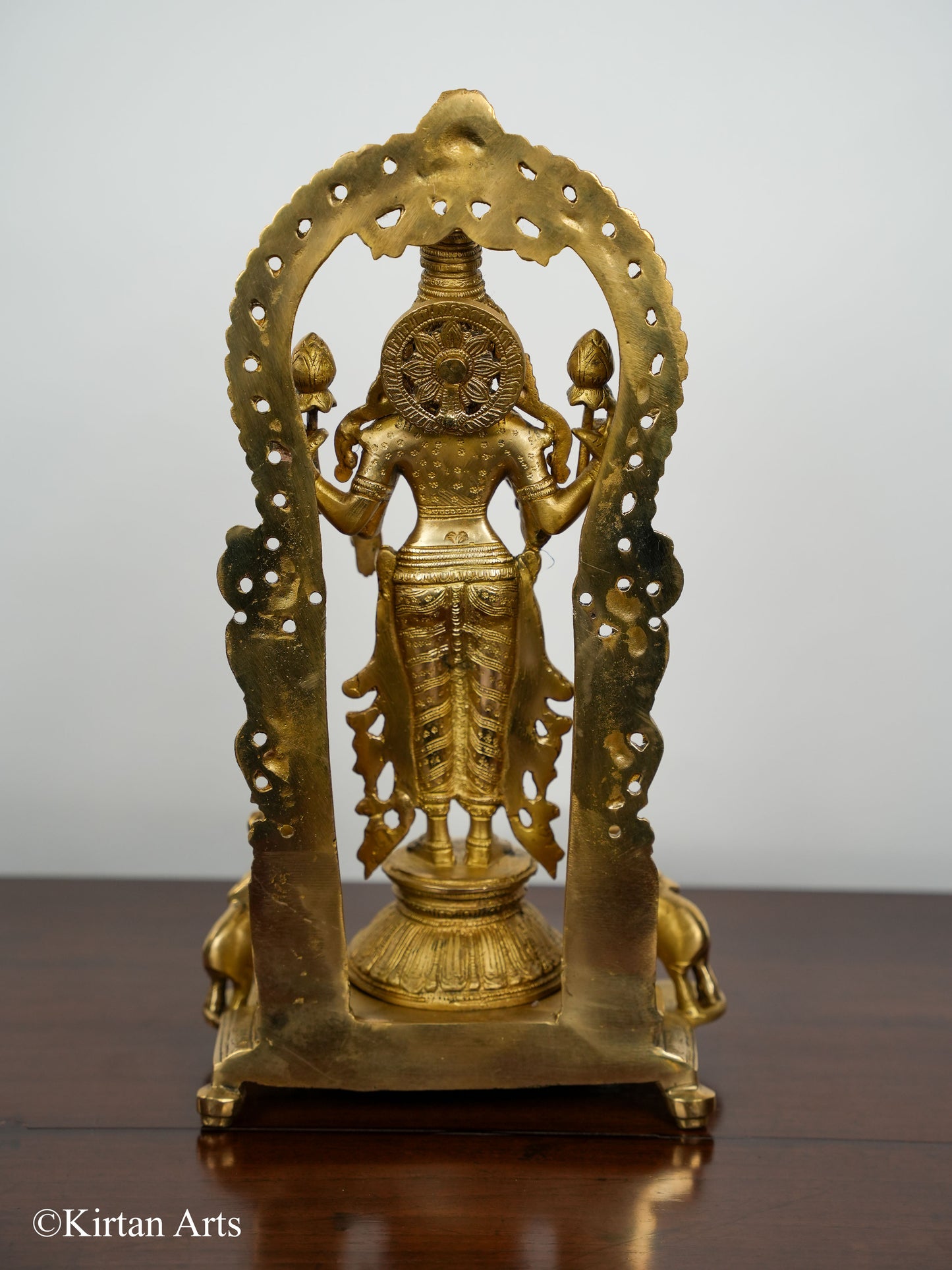 Brass Lakshmi Standing 15.5"