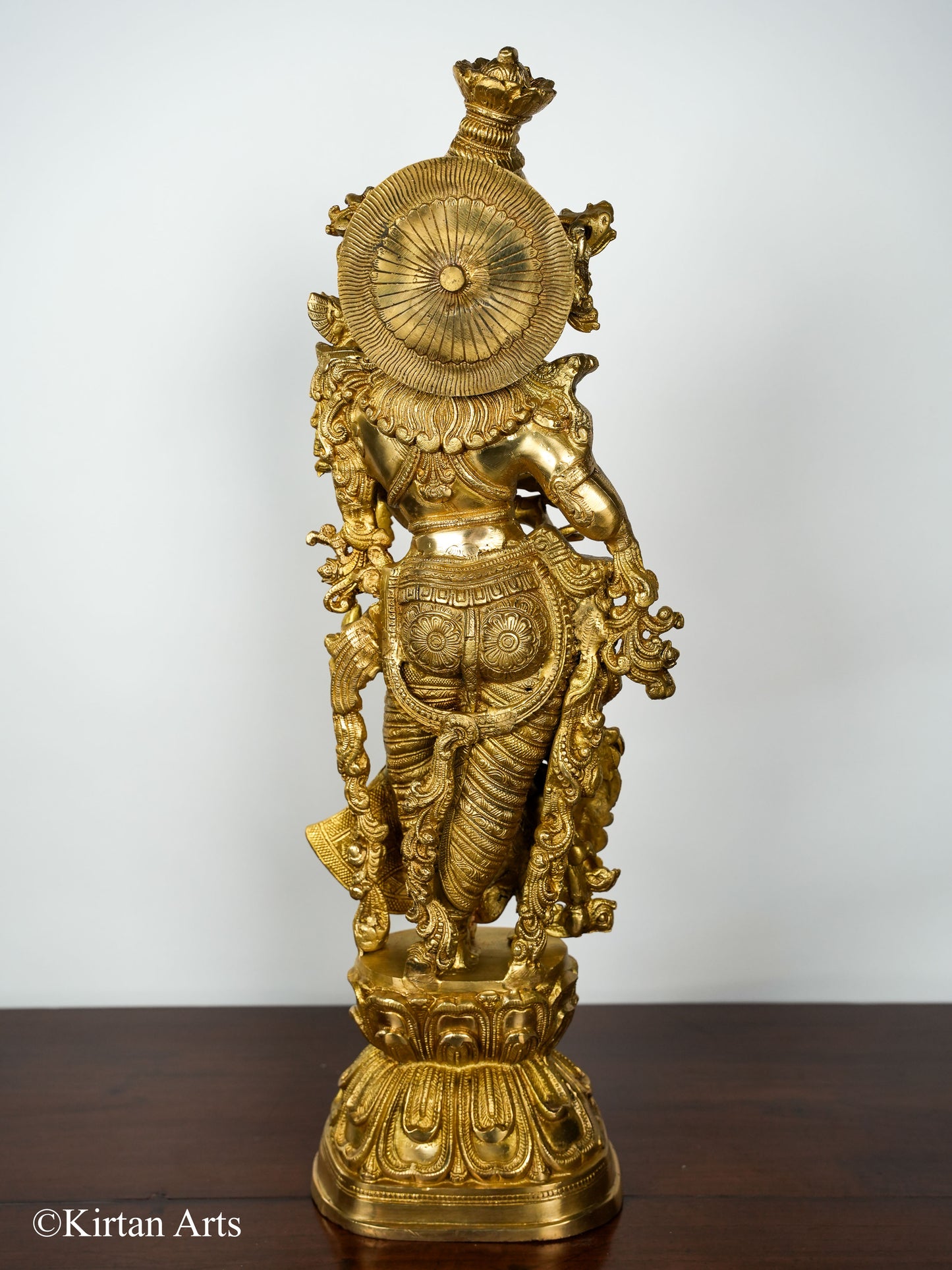 Pure Brass Superfine Radha Krishna Statue | 30" | 32KG Pair