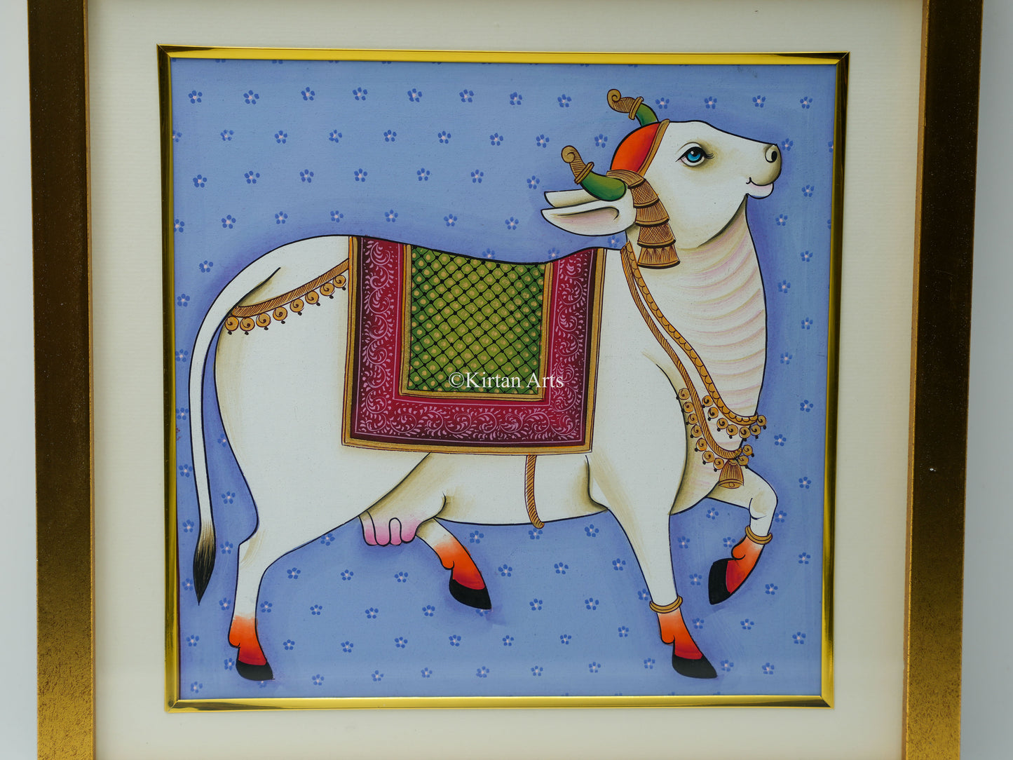 Pichwai Cow 13x13