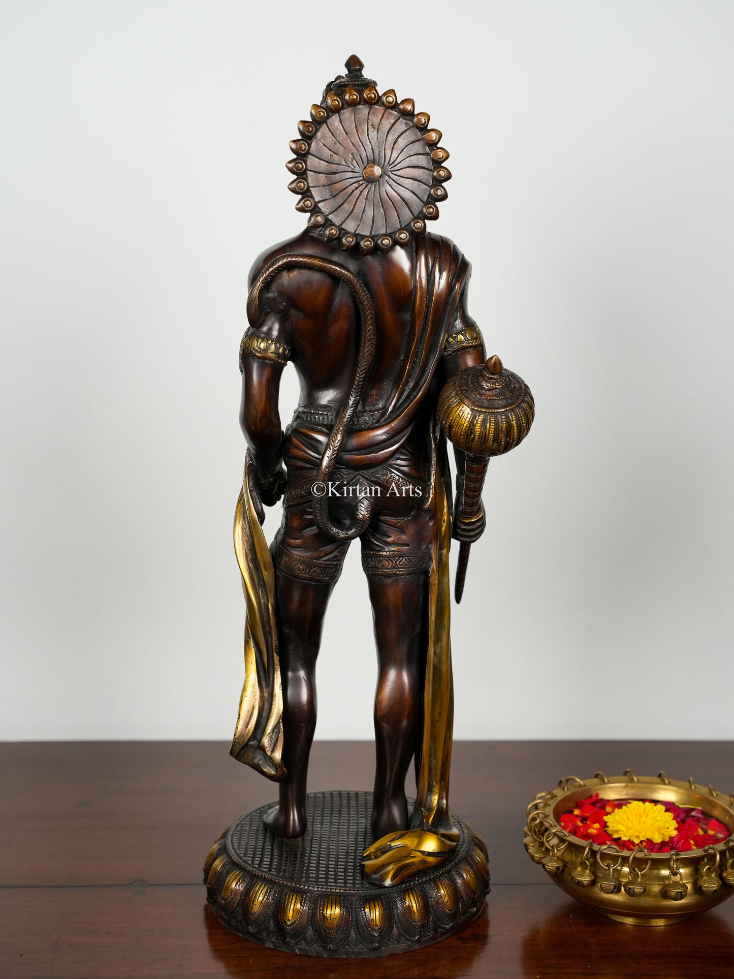 Brass Lord Hanuman | Bahubali | 24" | Dual Tone