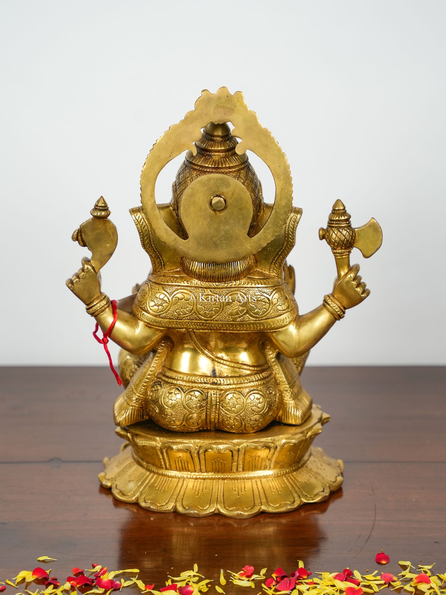 Brass Ganesha | 15" | Gold Finish