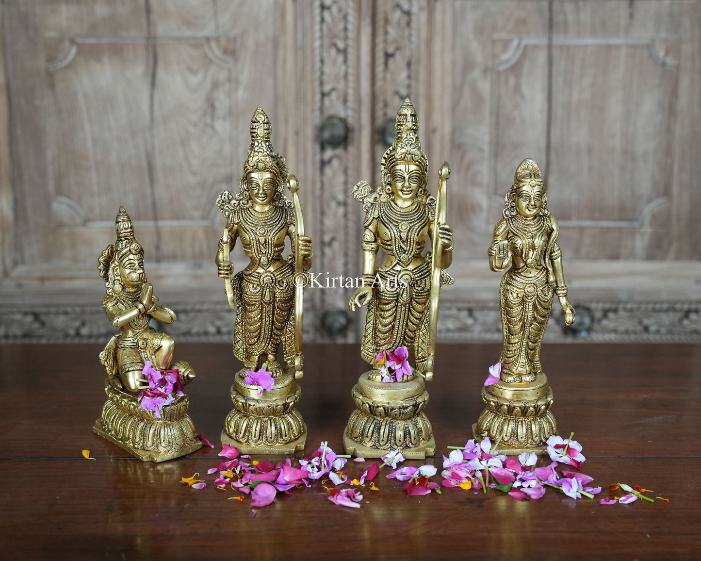 Ram Darbar Brass Set | 12" | 4Pc Set | 8.2 Kg