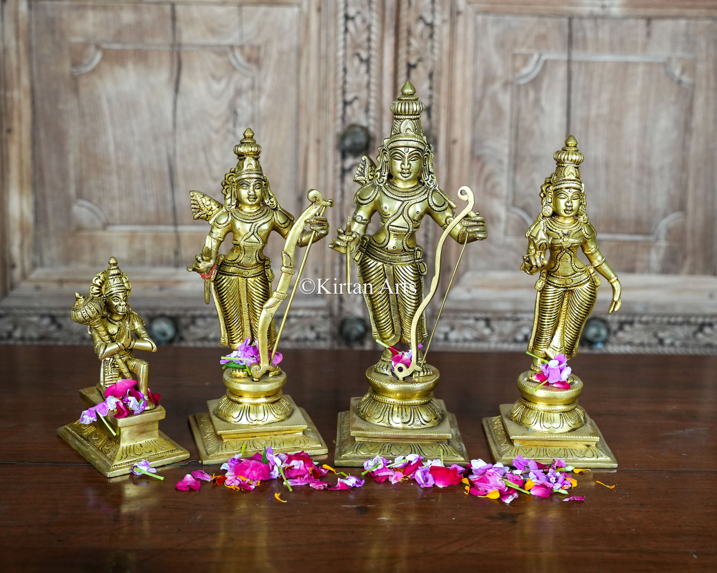 RamDarbar Fine Brass Set | 12" | 4Pc Set