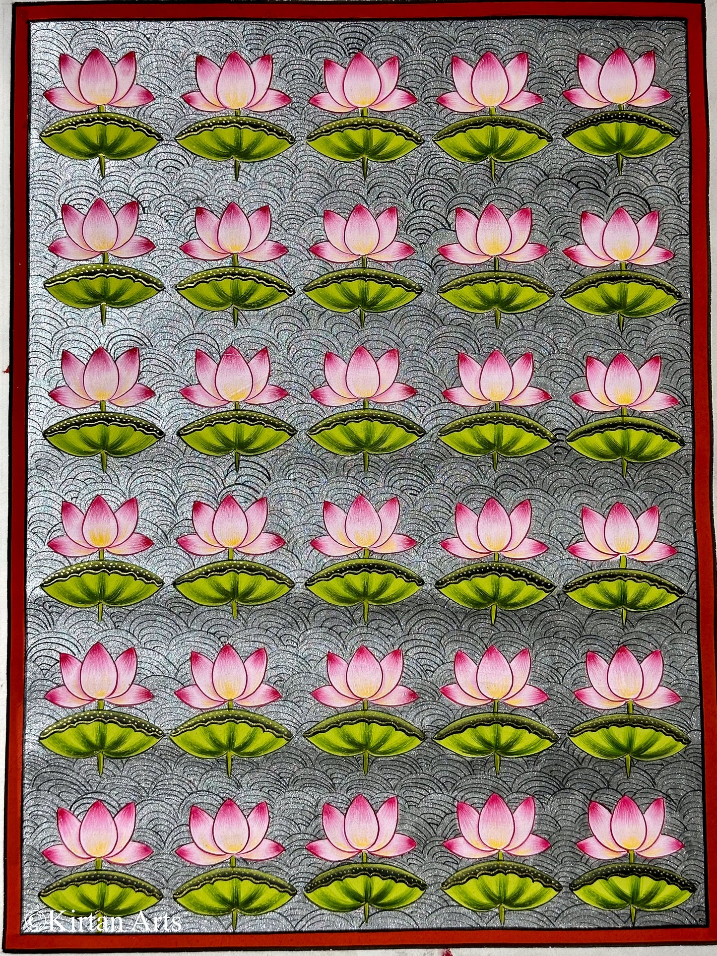 Kamal Talai Pichwai 11"x15"