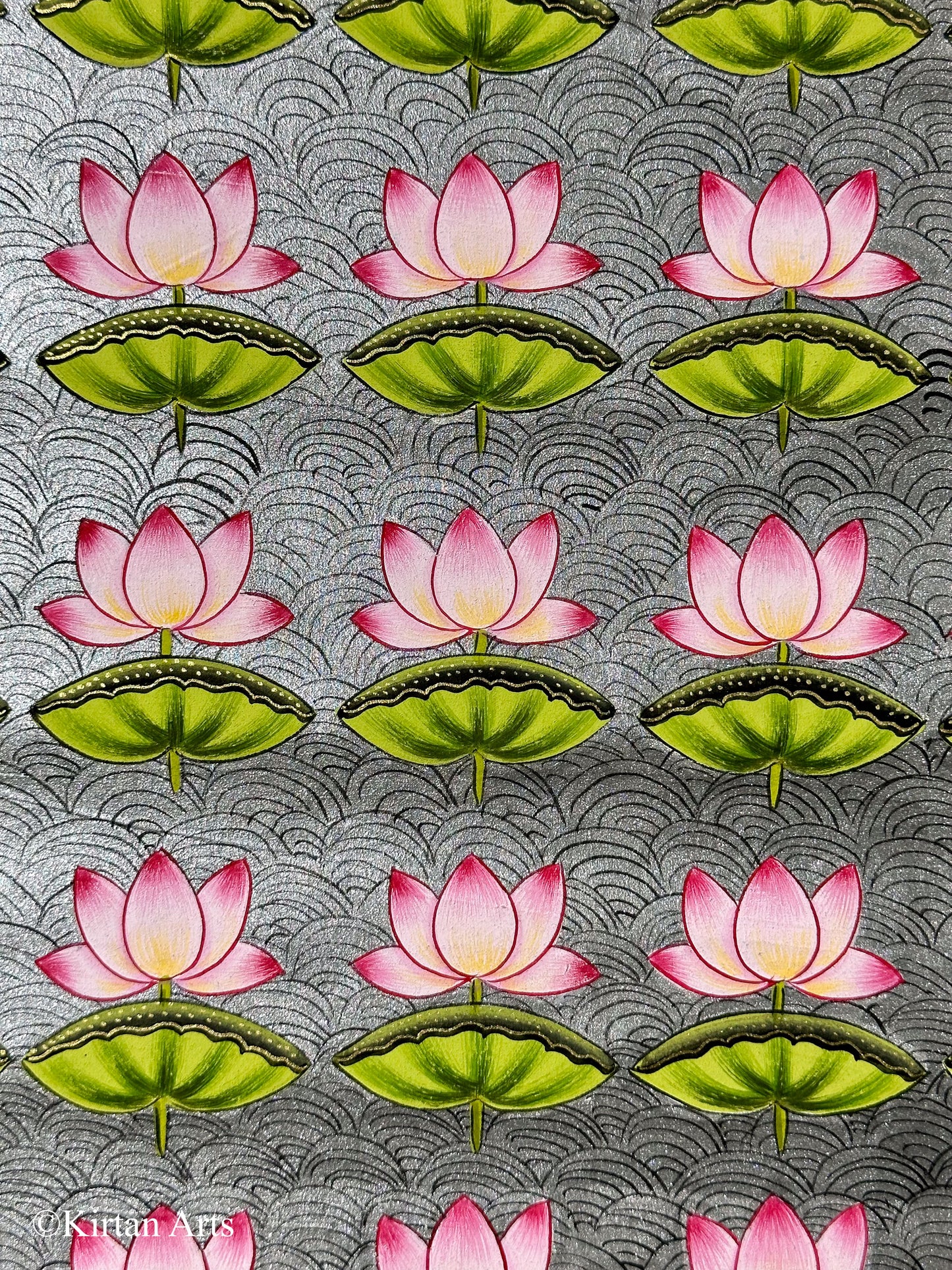 Kamal Talai Pichwai 11"x15"