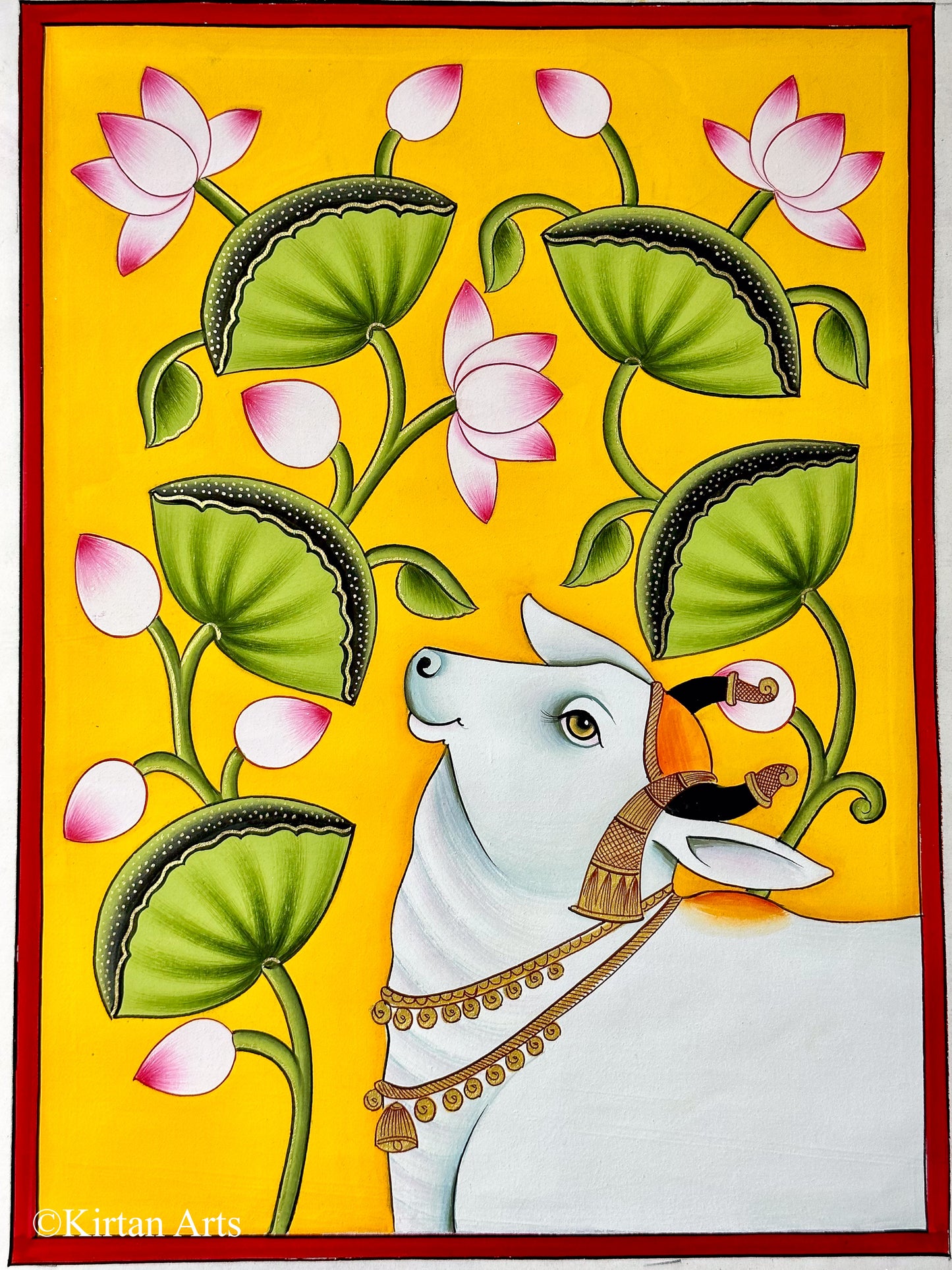 Pichwai Cow Art 11"x15"