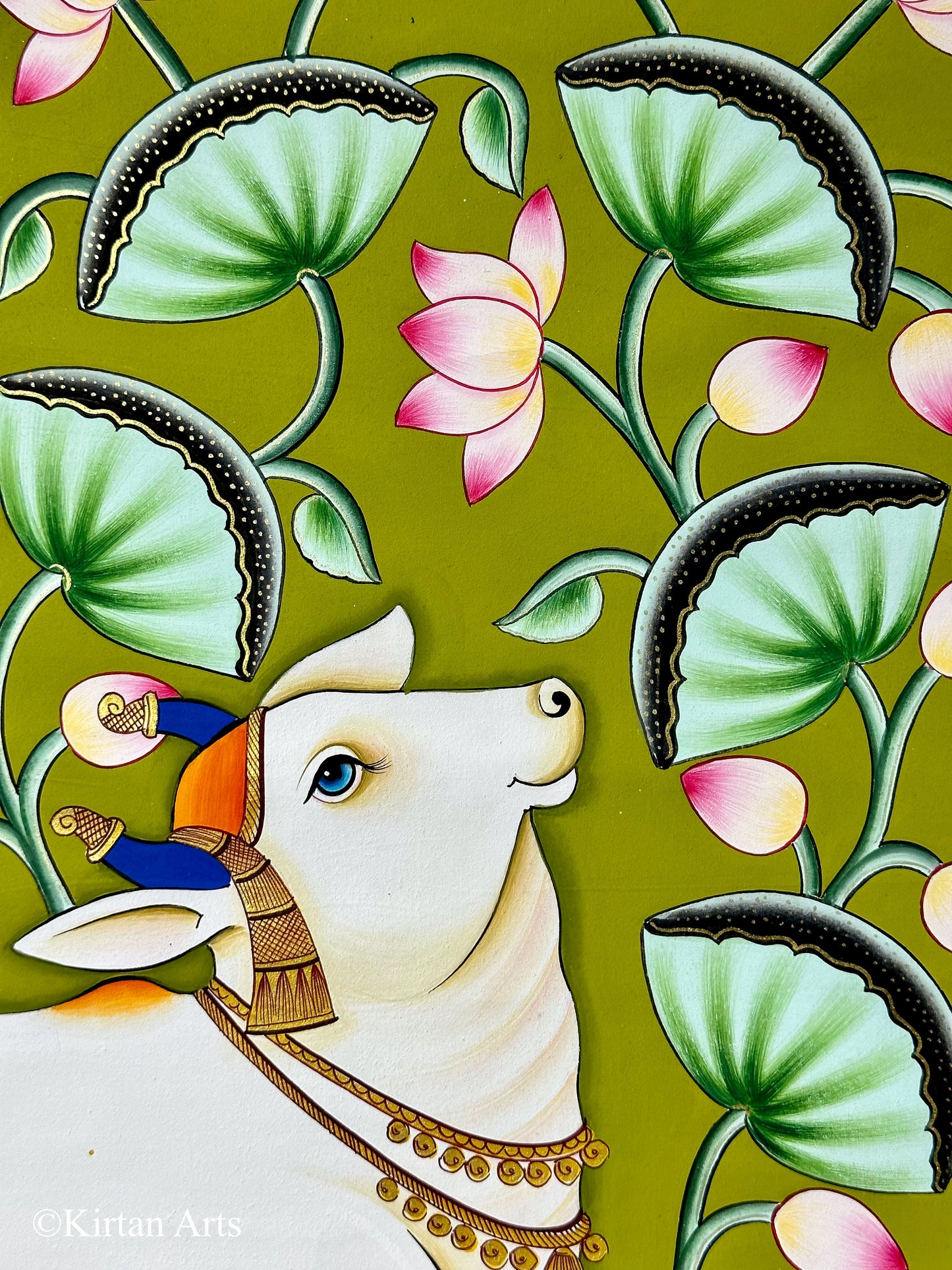 Pichwai Cow Art 11"x15"
