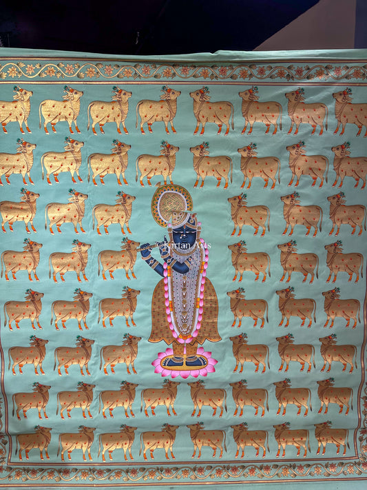 Shrinathji Pichwai Painting | 4x4 ft
