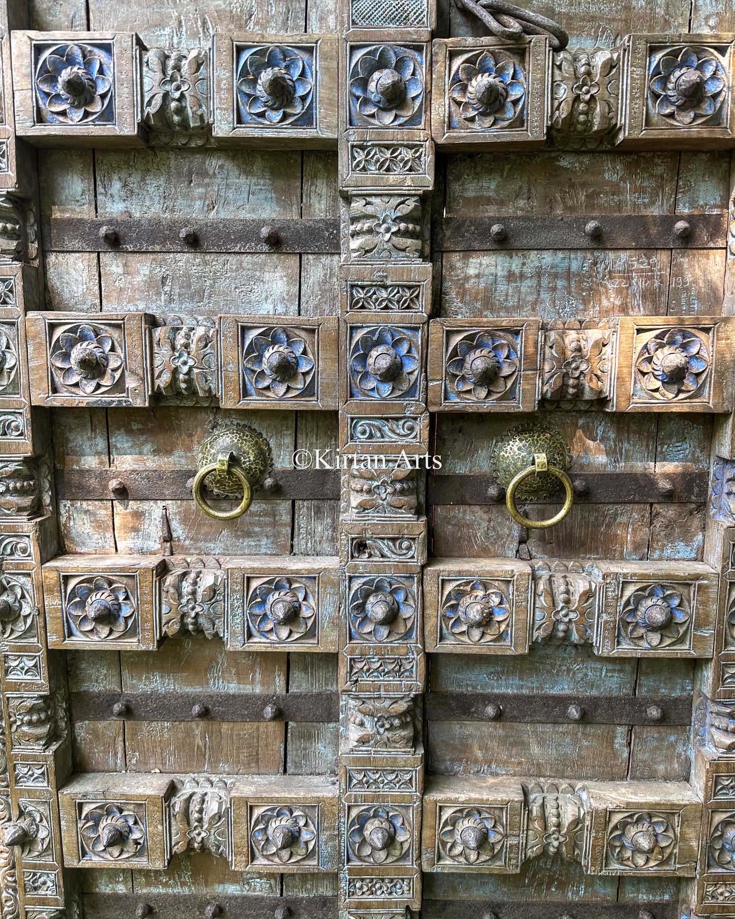 Antique Door Wall Panel | Original Hardware | 199CM