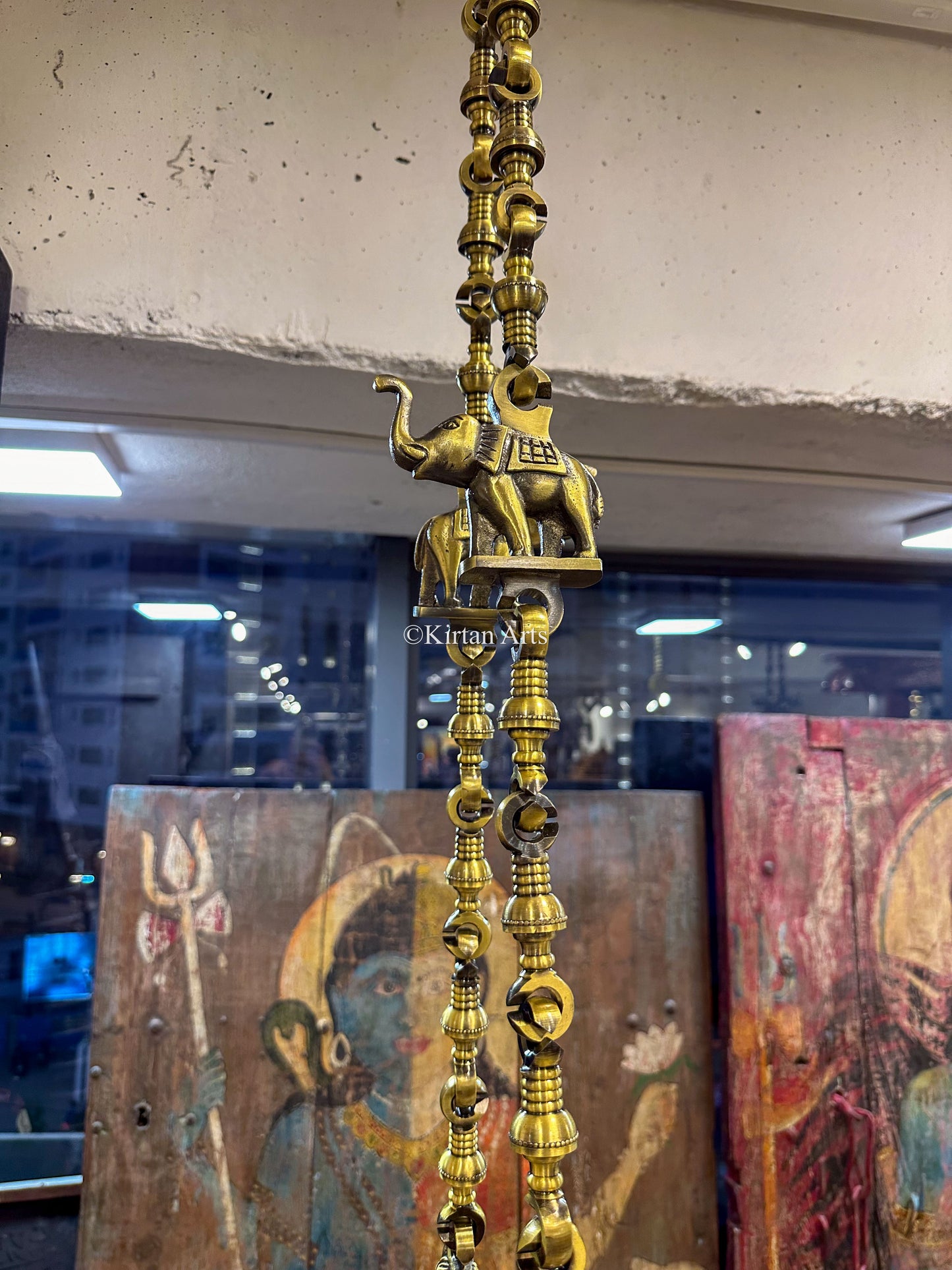 Teakwood Swing/Jhula/ Oonjal | Carved Backrest | 6x2 ft |