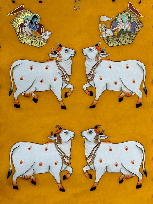 Cow Pichwai 18”x24”