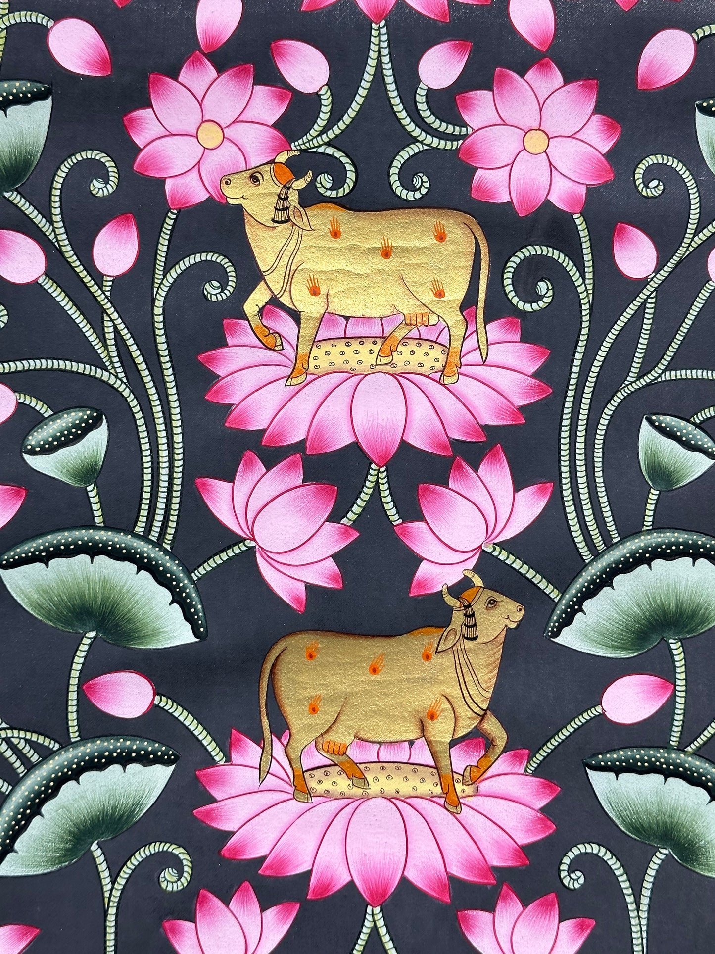 Cow Pichwai Gold 18”x24”