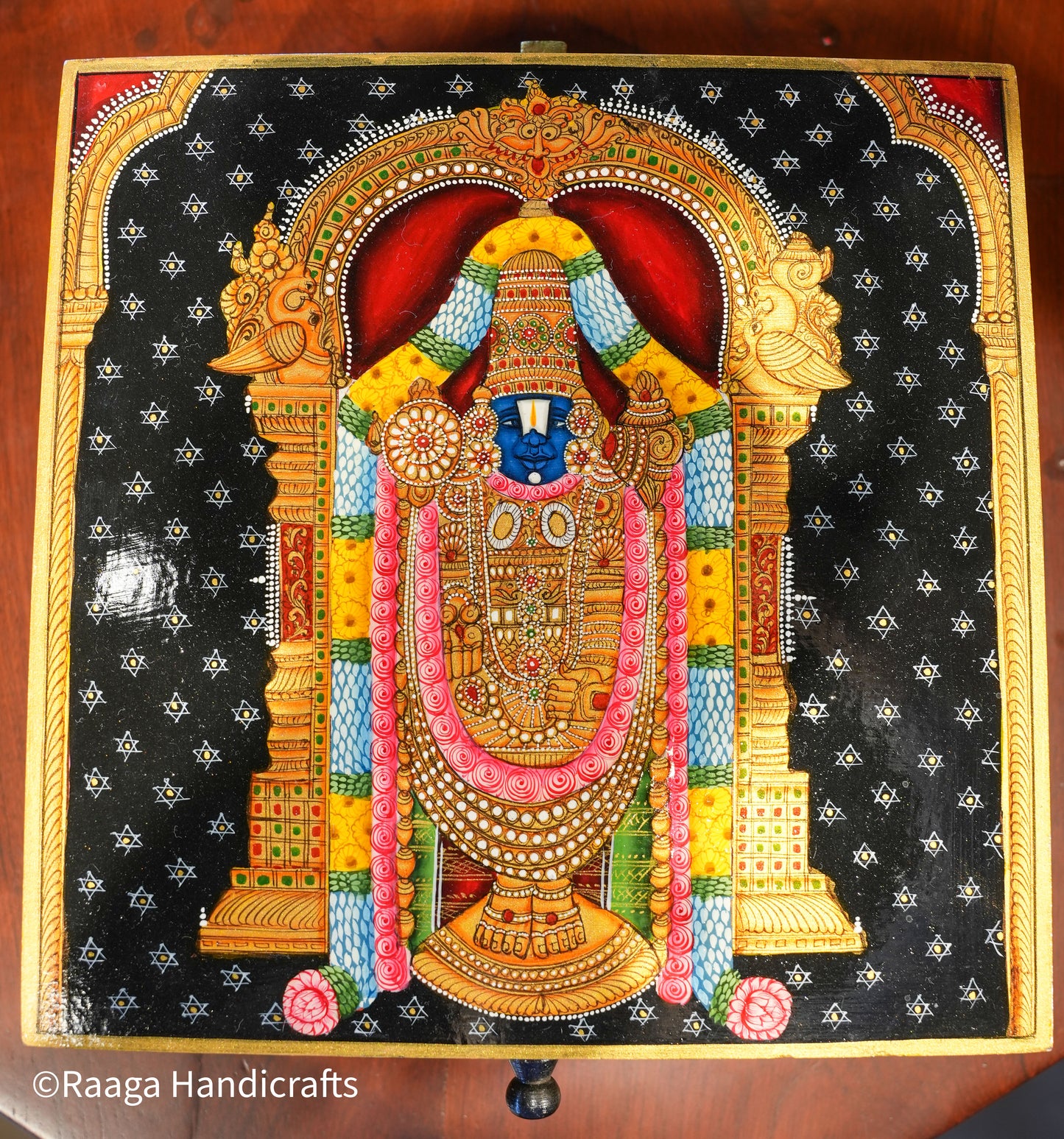 Handpainted Balaji Box 10x10