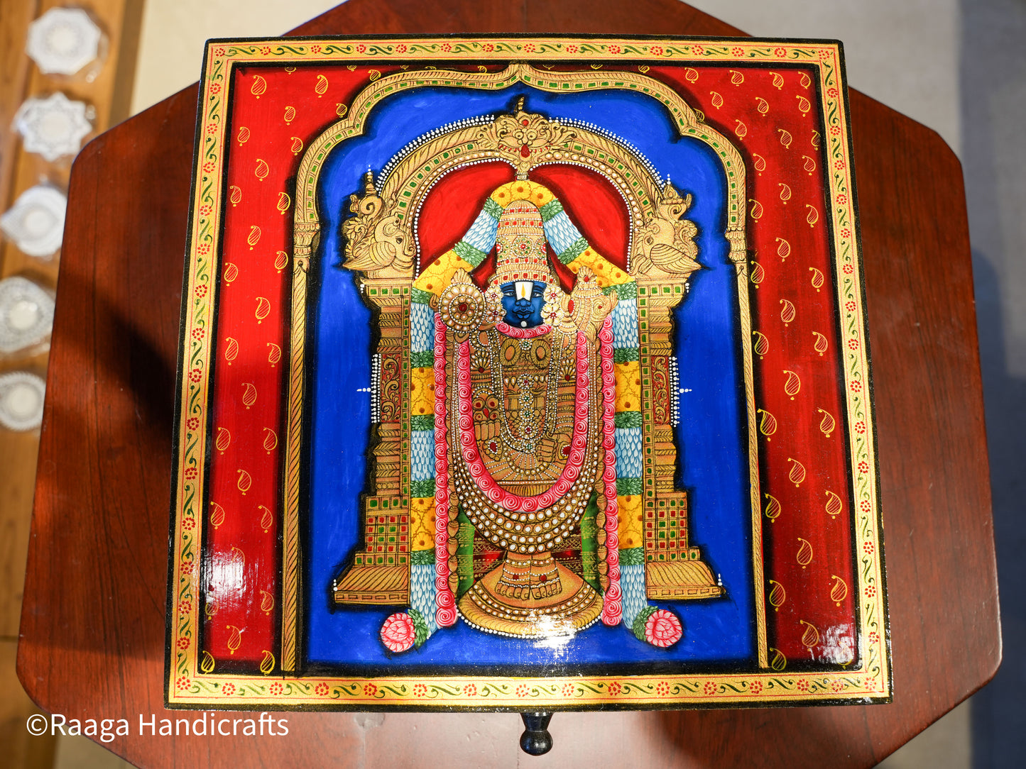 Handpainted Balaji Box 12x12