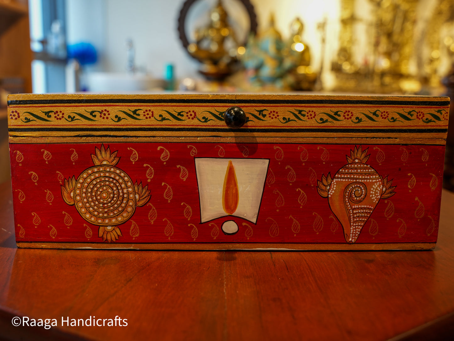 Handpainted Balaji Box 12x12