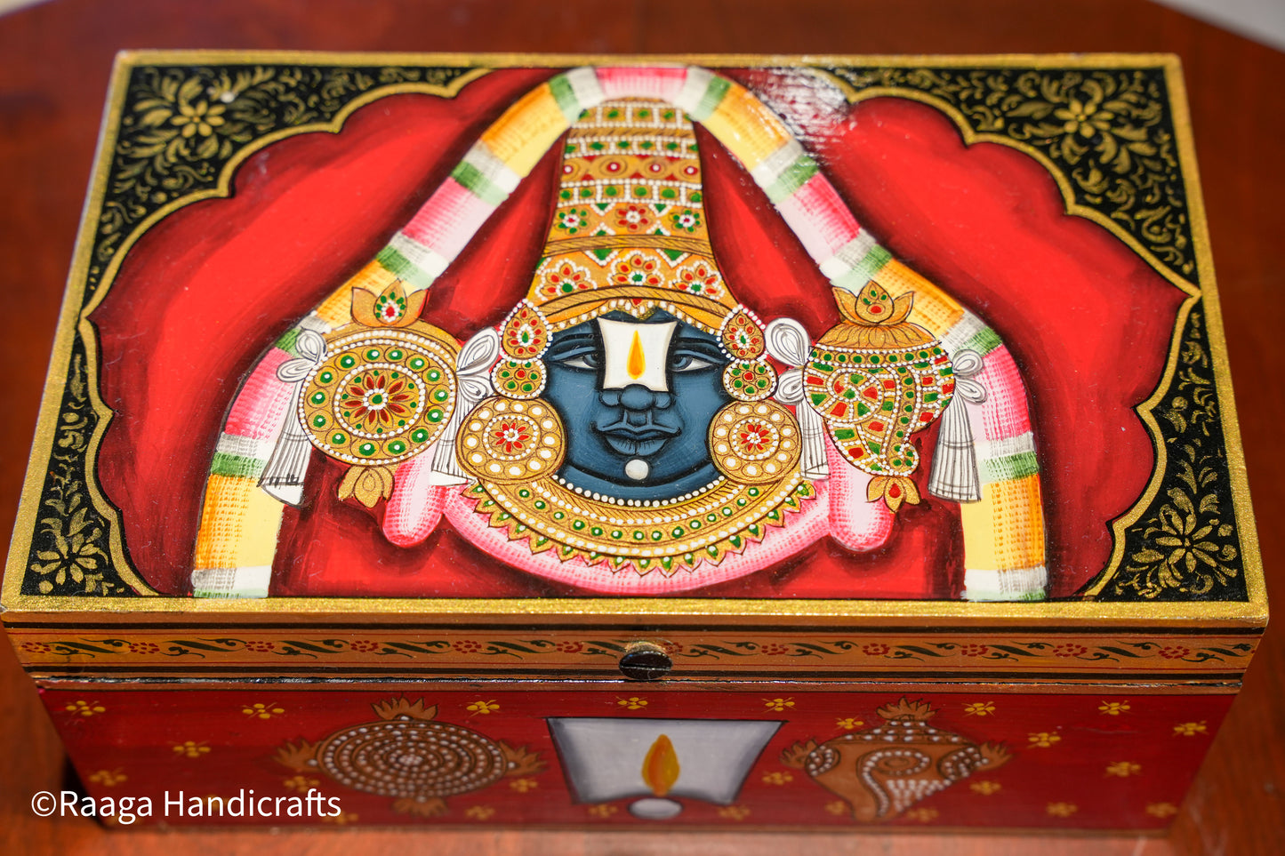 Handpainted Balaji Box 10x6