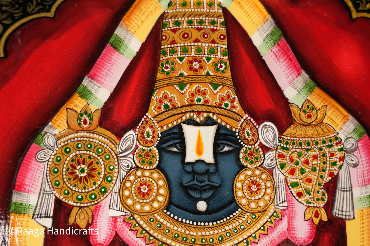 Handpainted Balaji Box 10x6