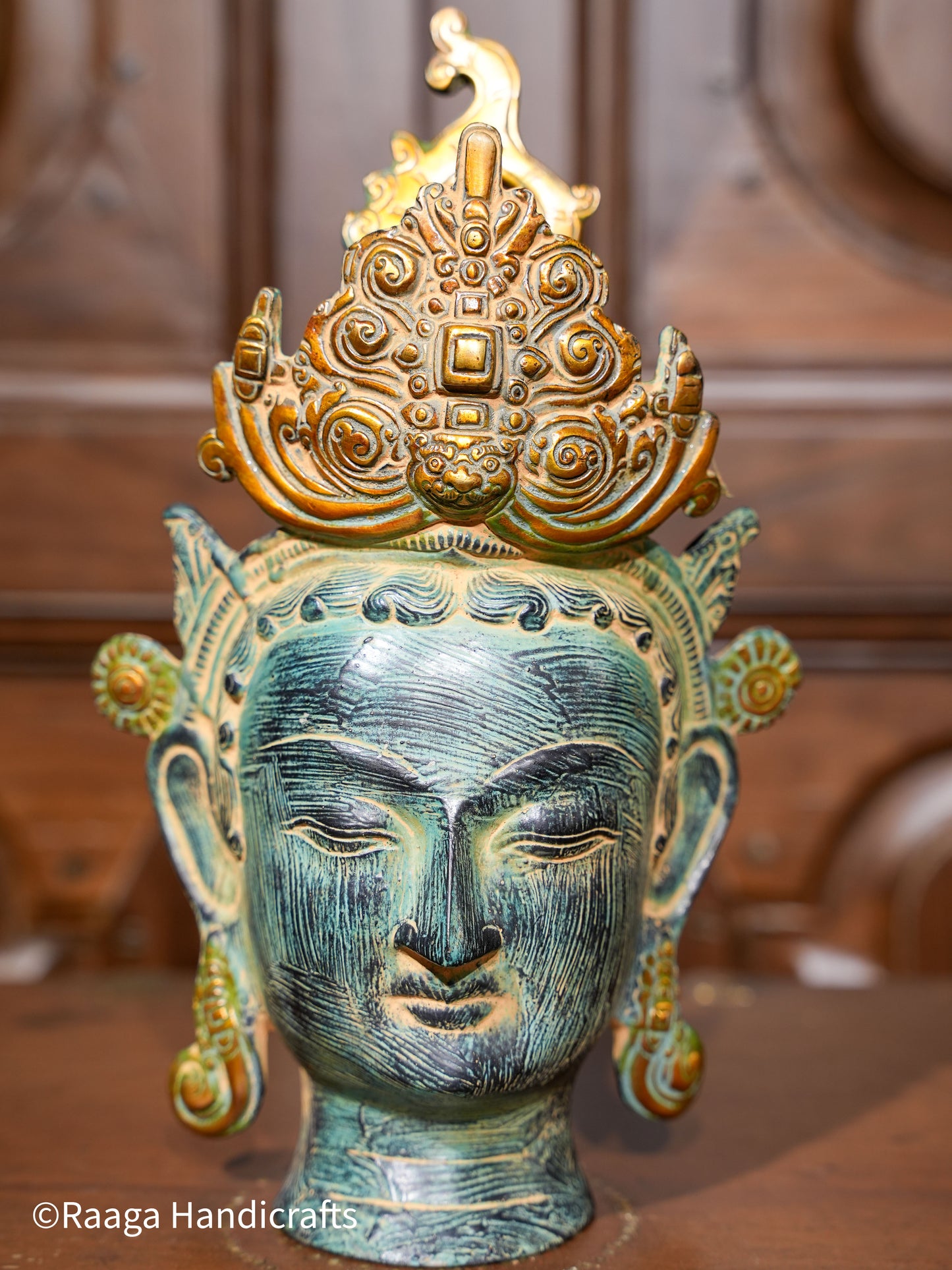Brass Tara Head Antique Finish